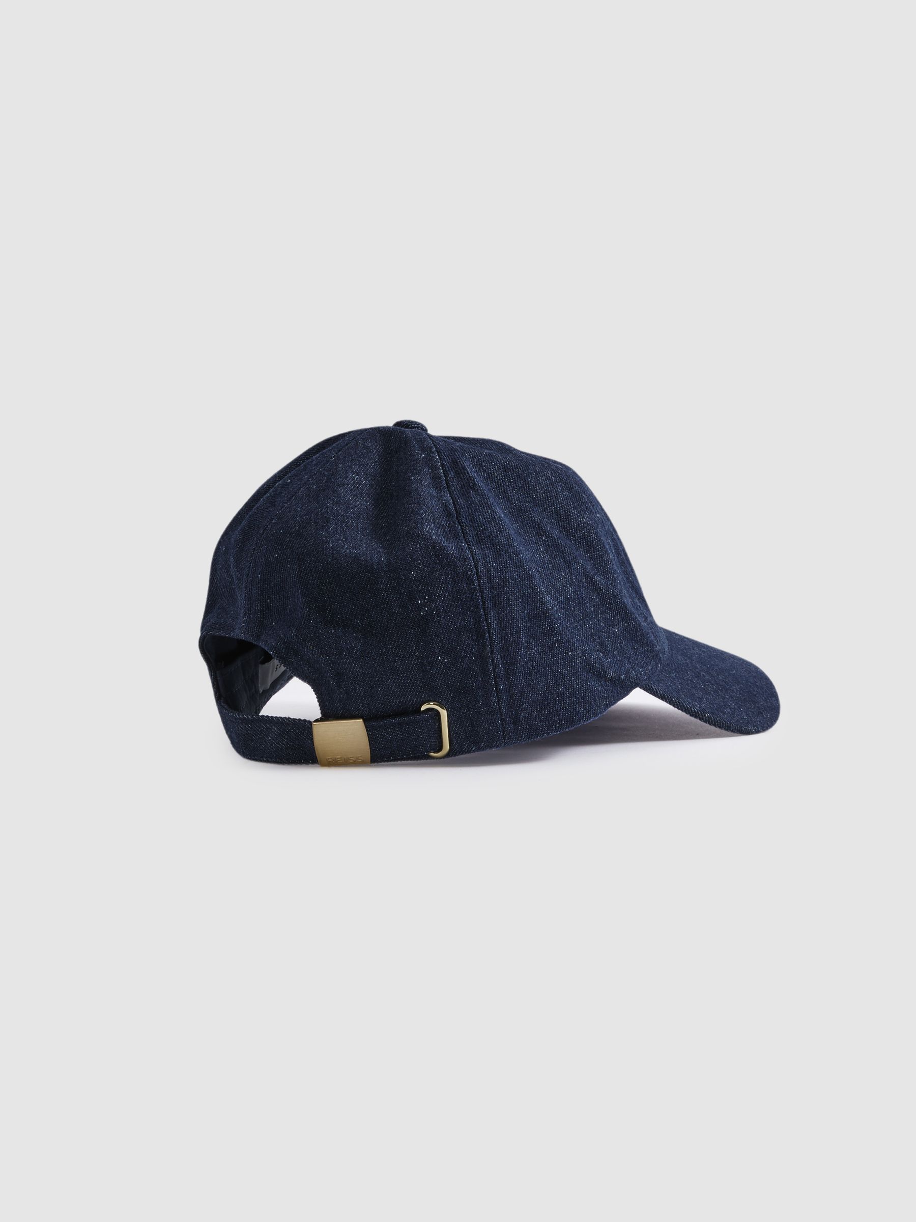 Denim Baseball Cap in Blue - Image 3 of 5