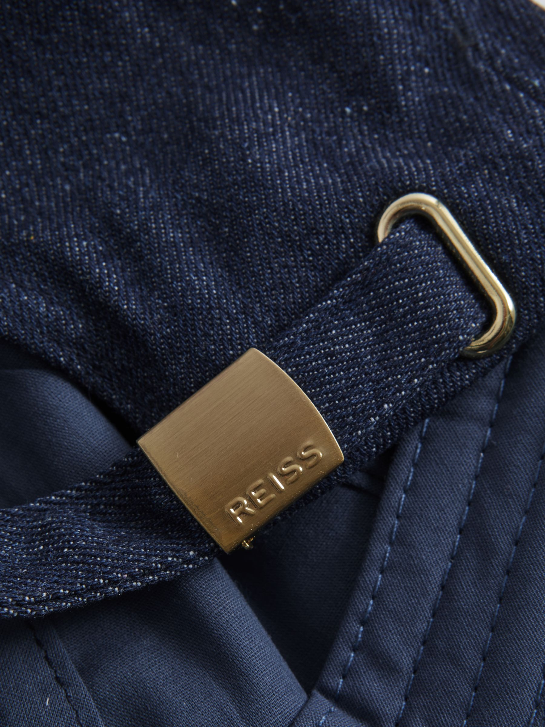 Denim Baseball Cap in Blue - Image 5 of 5