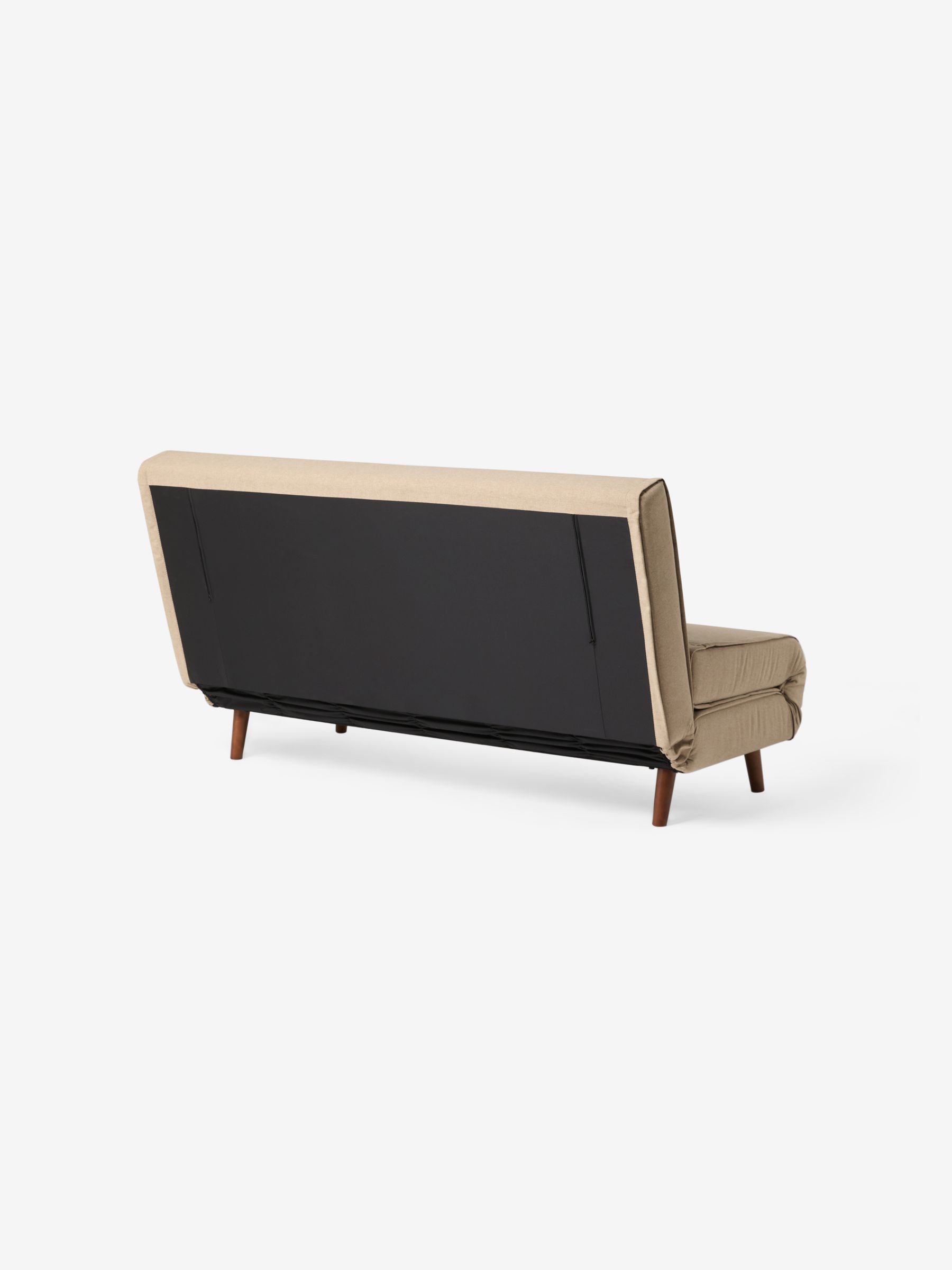 Large Haru 2 Seater Sofa Bed in Loden Green Wide Stripe - Image 2 of 6