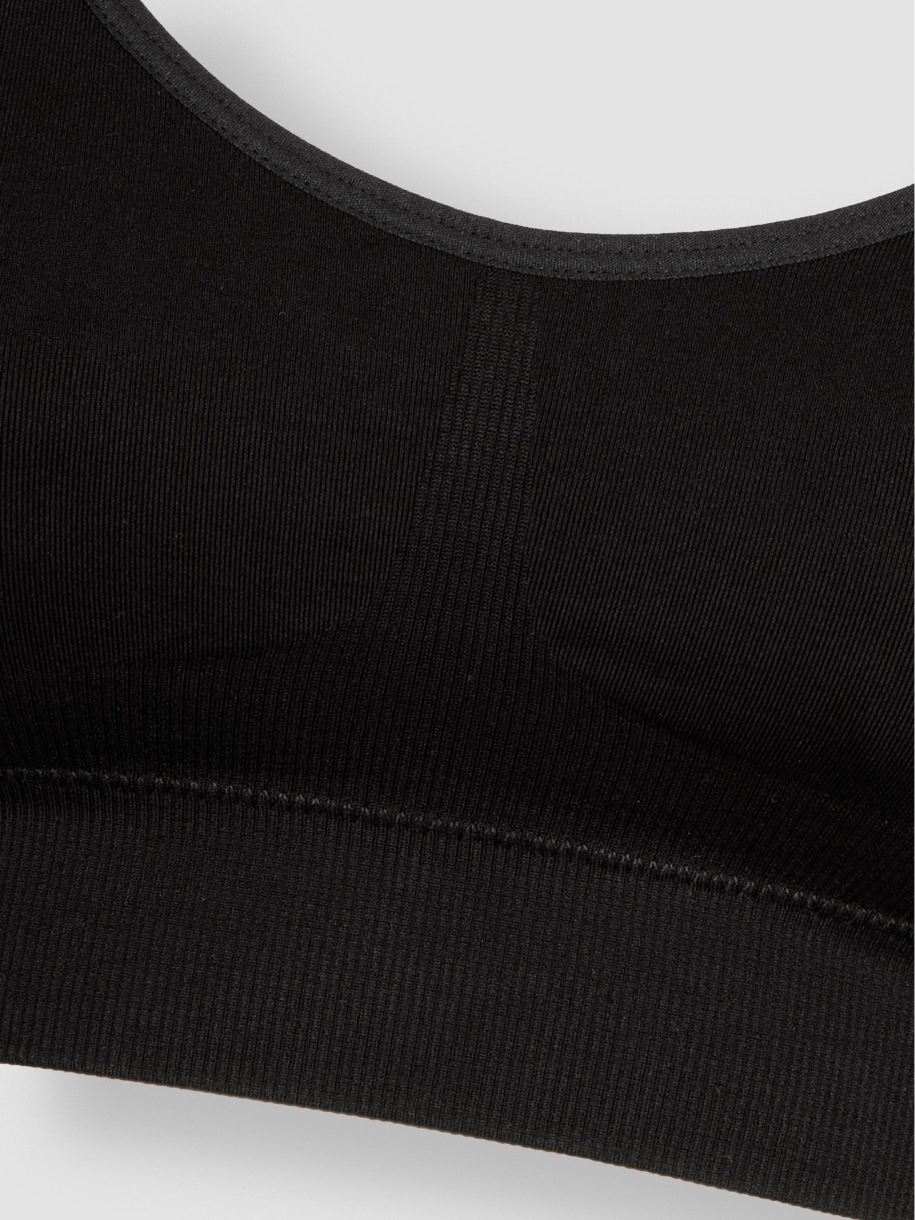 Black 2-Pack Seamless Nursing Bras - Image 5 of 5