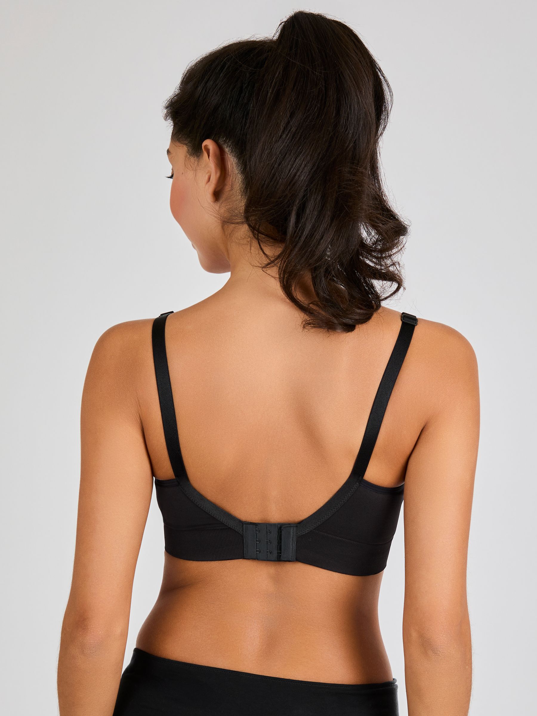 Black Emma-Jane Padded Seamless Maternity & Nursing Bra - Image 2 of 5