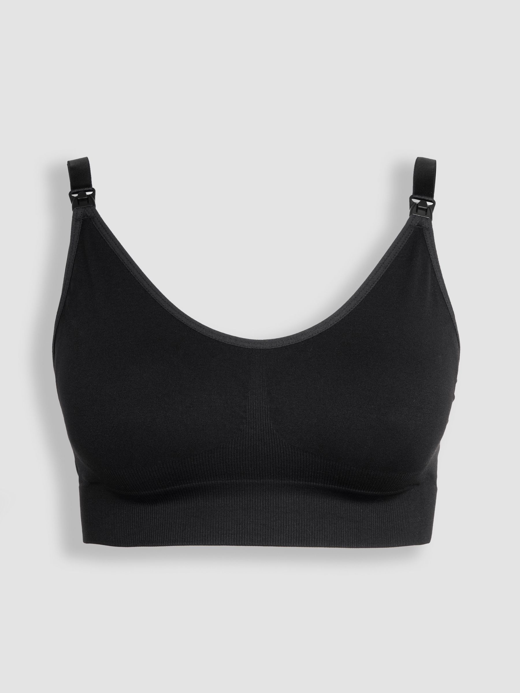 Black Emma-Jane Padded Seamless Maternity & Nursing Bra - Image 4 of 5