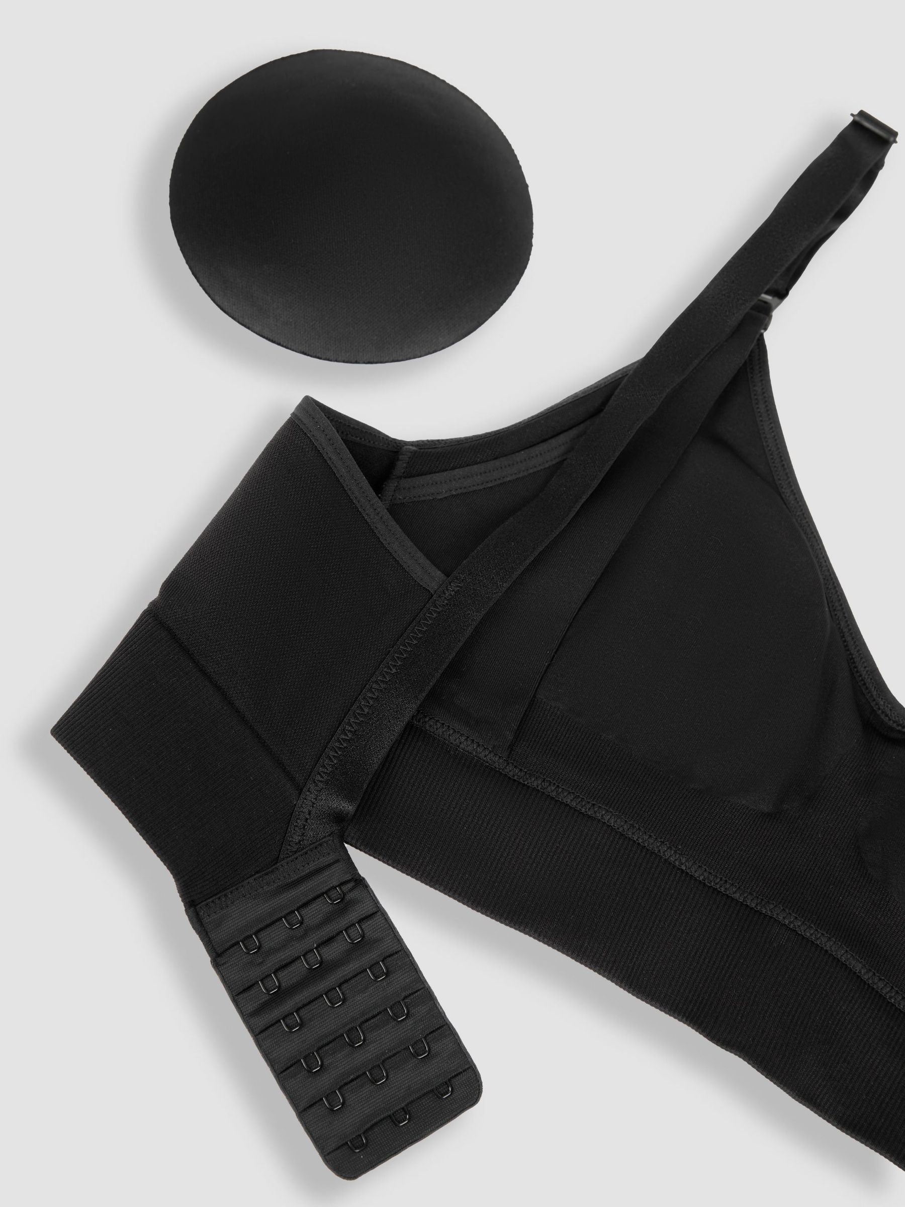 Black Emma-Jane Padded Seamless Maternity & Nursing Bra - Image 5 of 5