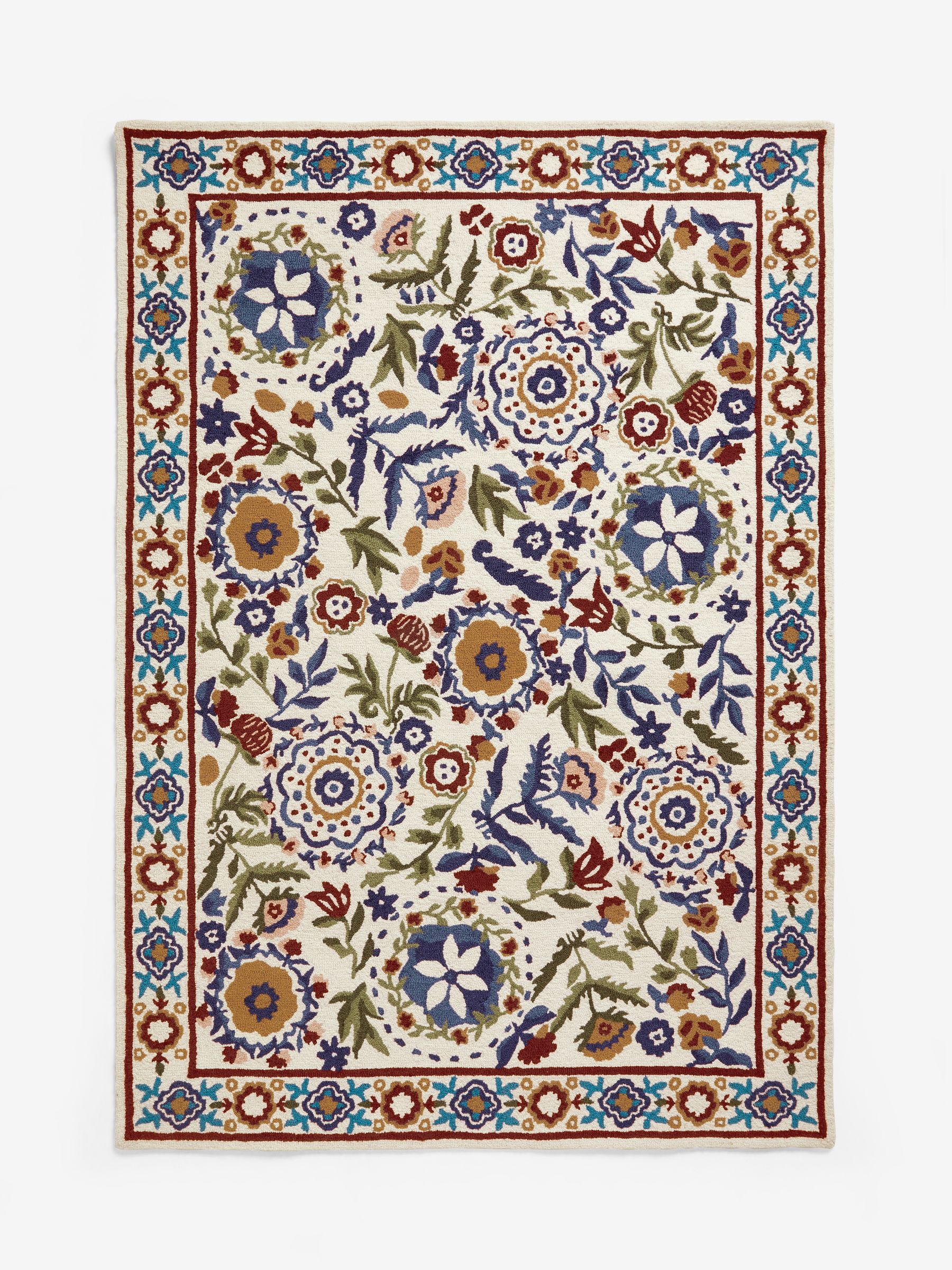 Multi Buckingham Floral Wool Rug - Image 5 of 5