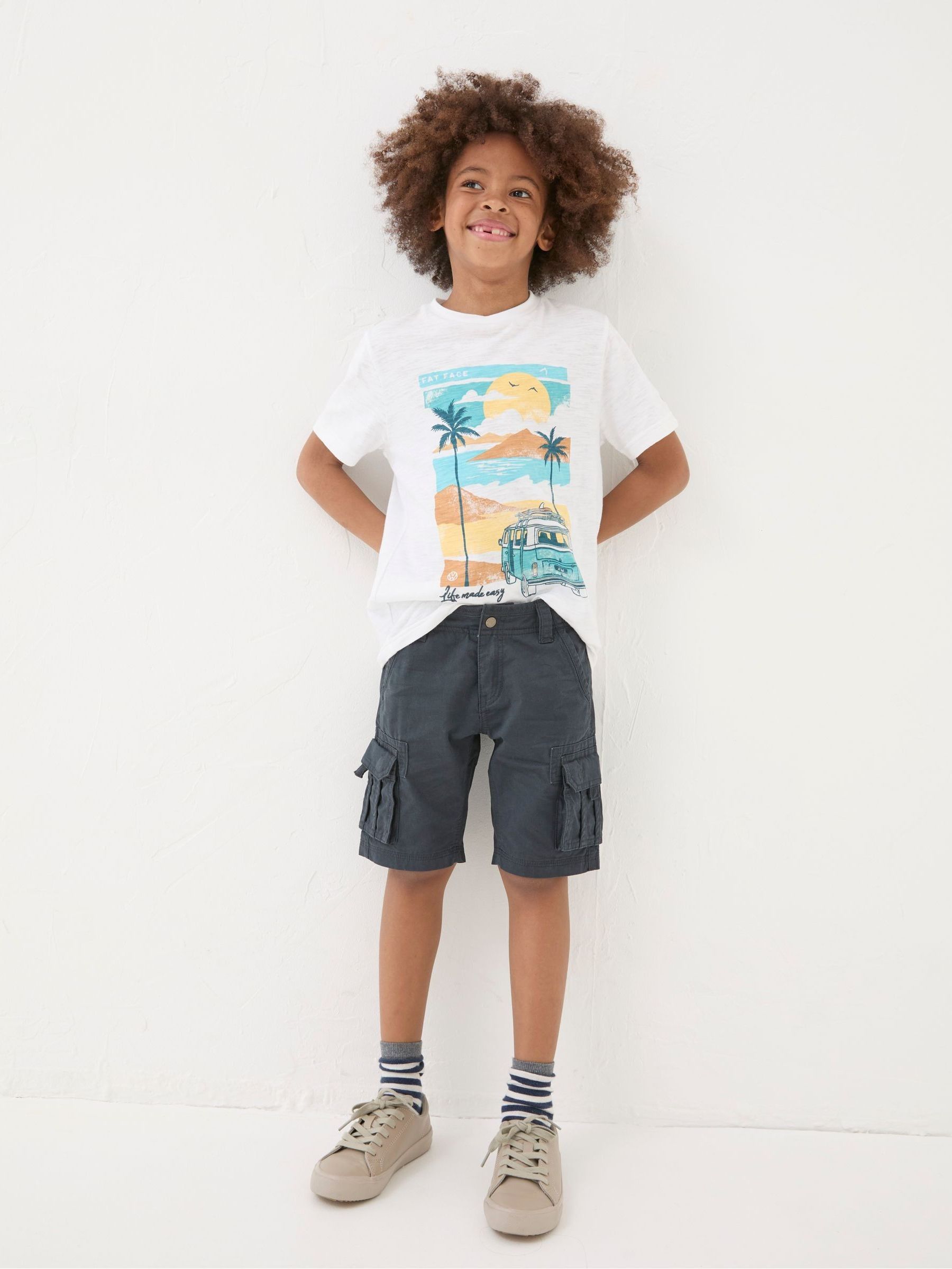 Lulworth Blue Cargo Shorts - Image 1 of 5