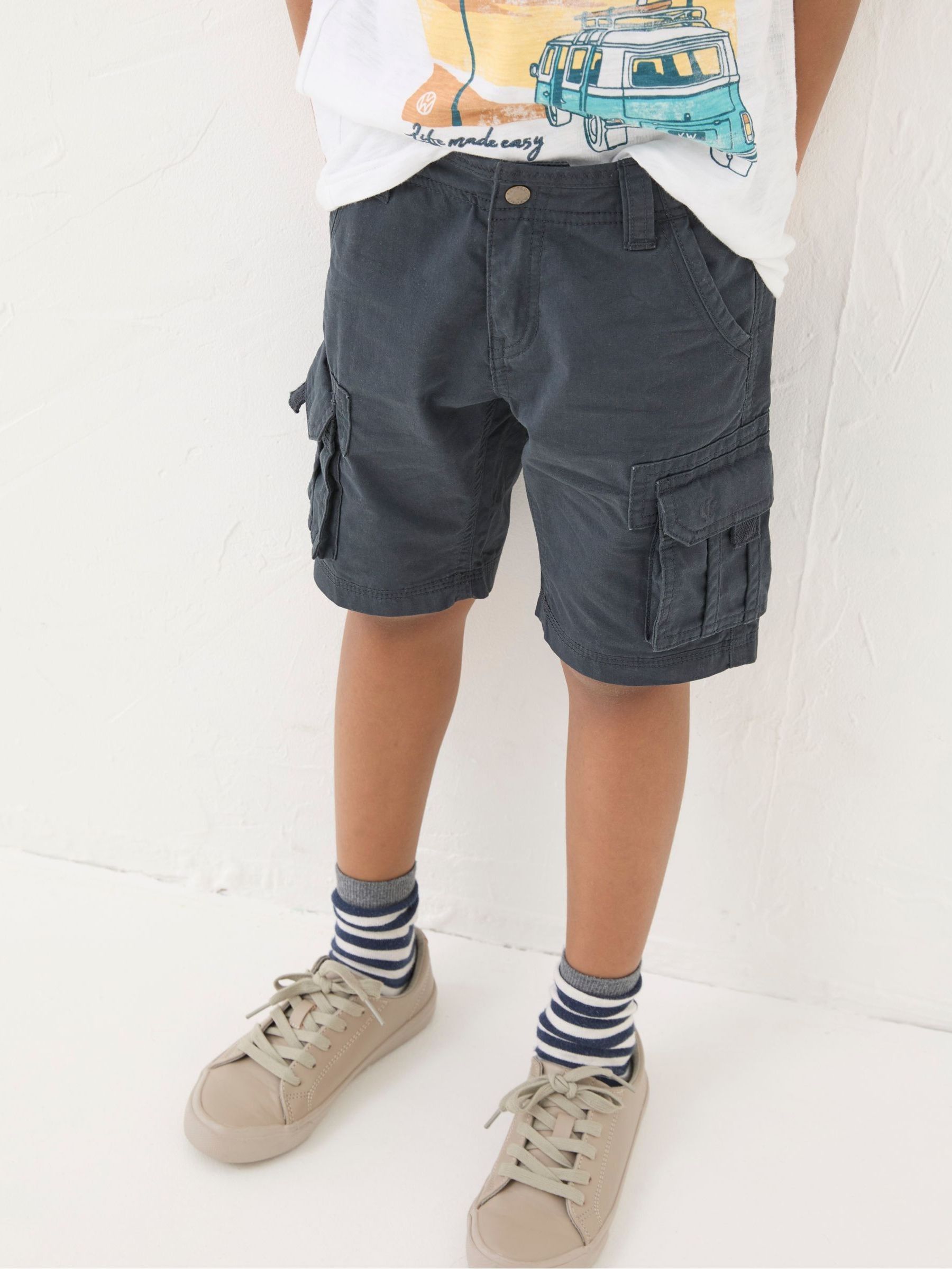 Lulworth Blue Cargo Shorts - Image 3 of 5