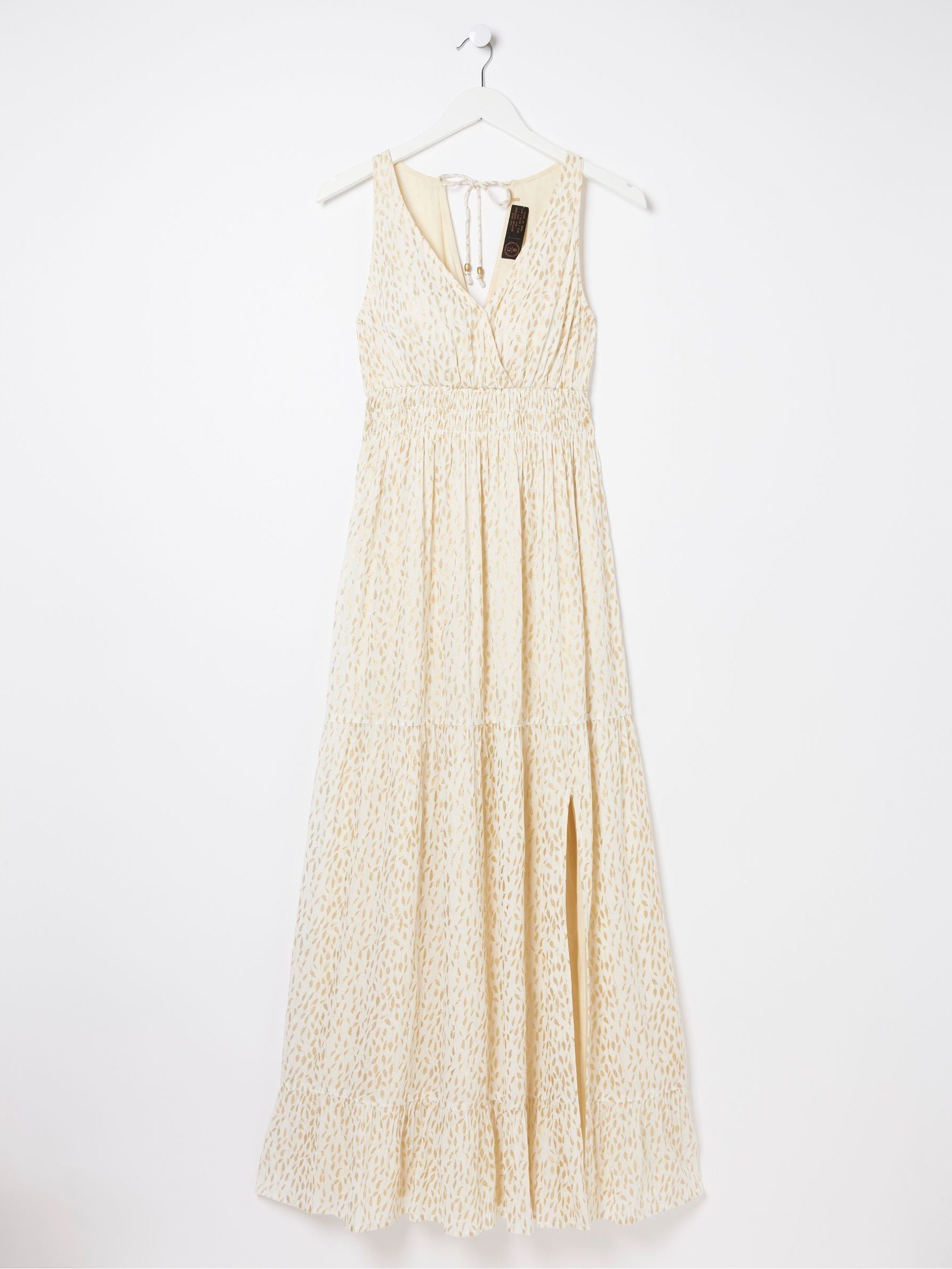 Ivy Natural Foil Maxi Dress - Image 6 of 6