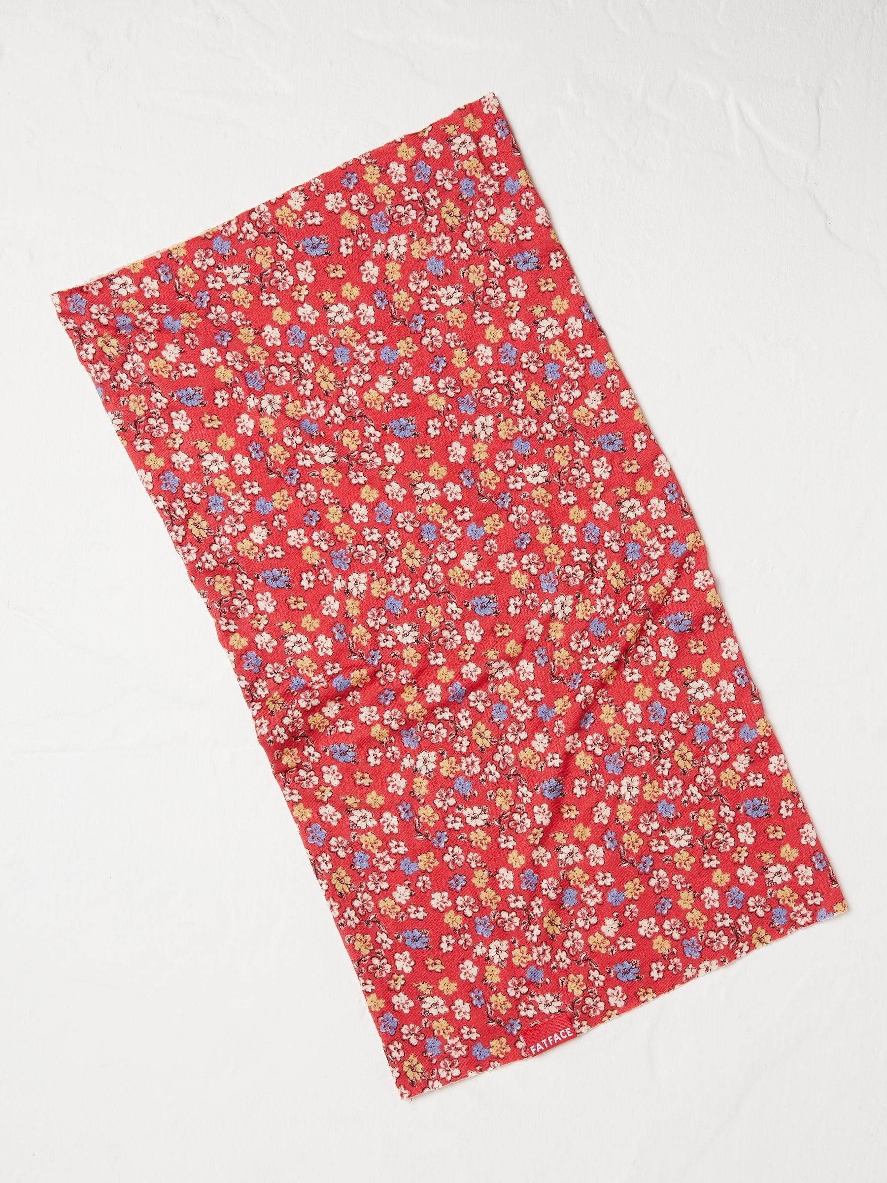 Red Ditsy Floral Multi Snood - Image 2 of 2