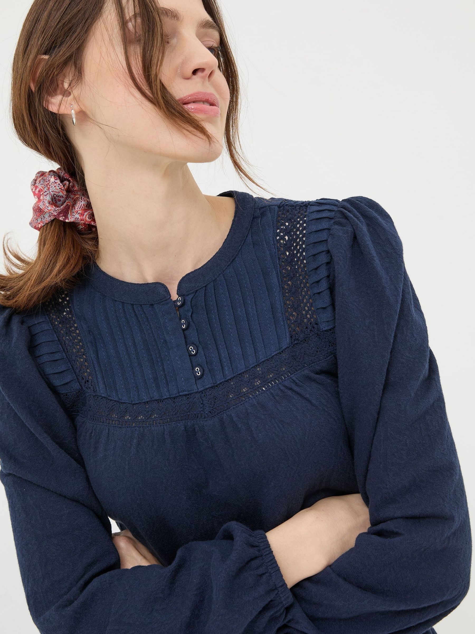 Blue Orla Jersey Dress - Image 3 of 5