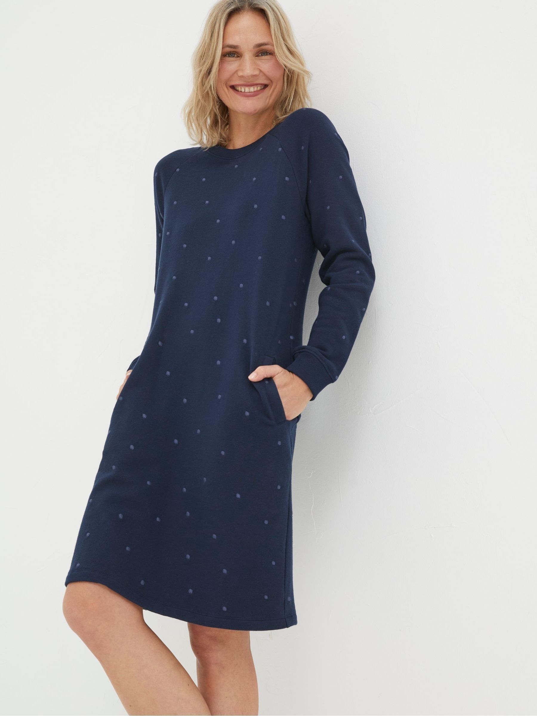 Blue Georgia Sweat Dress - Image 1 of 4