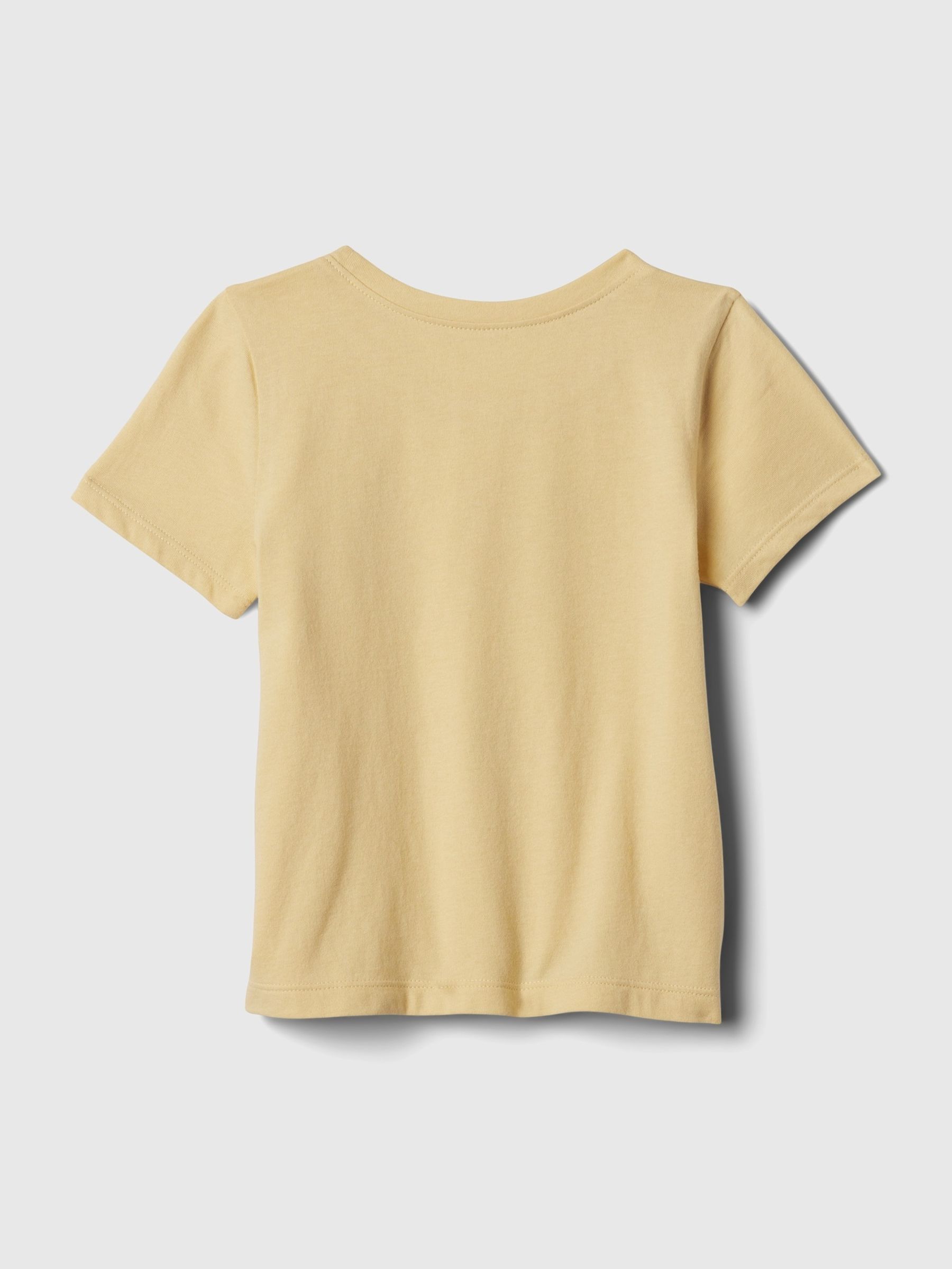 Yellow Logo Short Sleeve Crew Neck T-Shirt (Newborn-5yrs) - Image 2 of 3