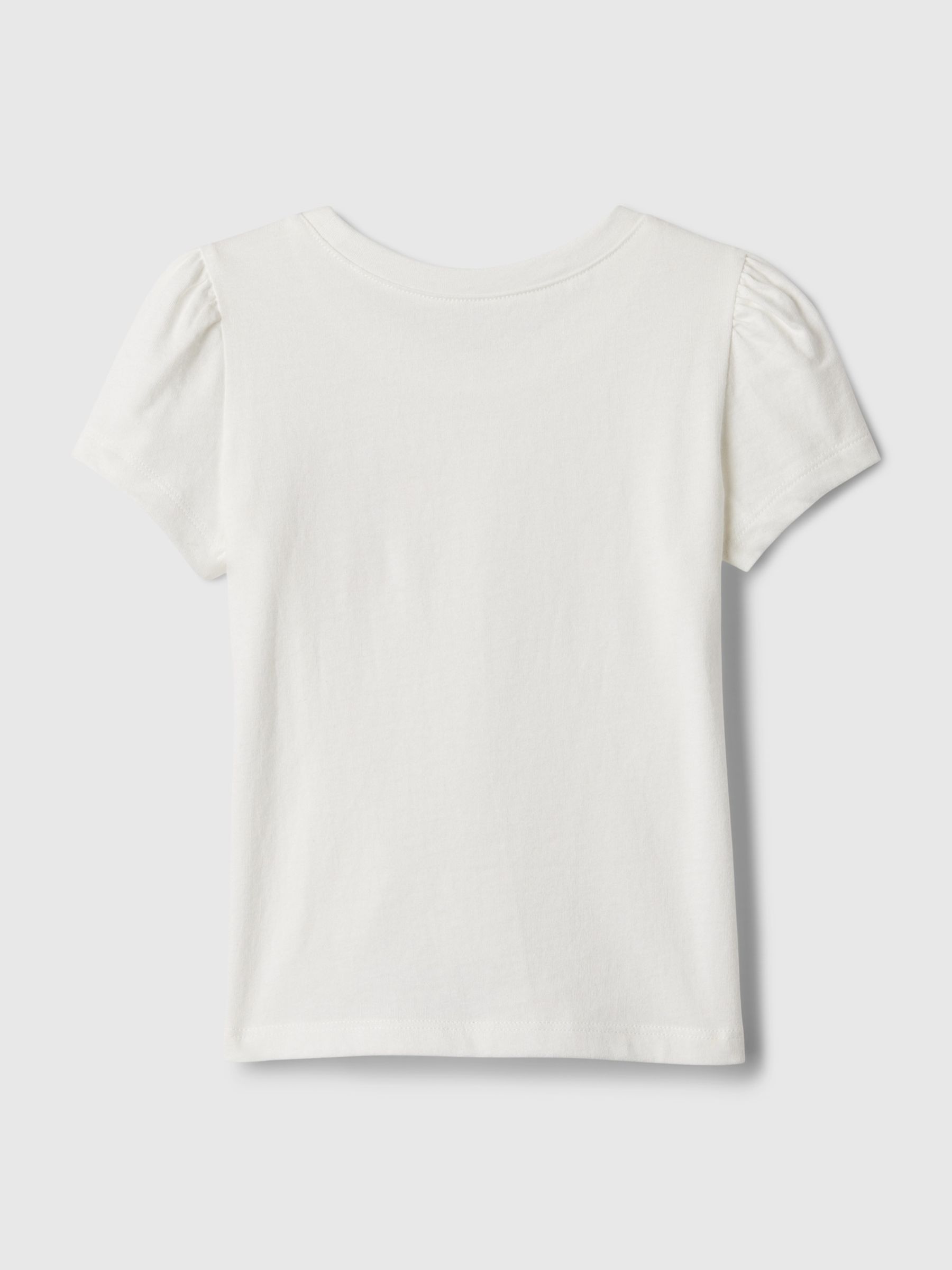 White Graphic Print Short Sleeve Crew Neck T-Shirt (Newborn-5yrs) - Image 2 of 2 White Graphic Print Short Sleeve Crew Neck T-Shirt (Newborn-5yrs) - Image 2 of 2