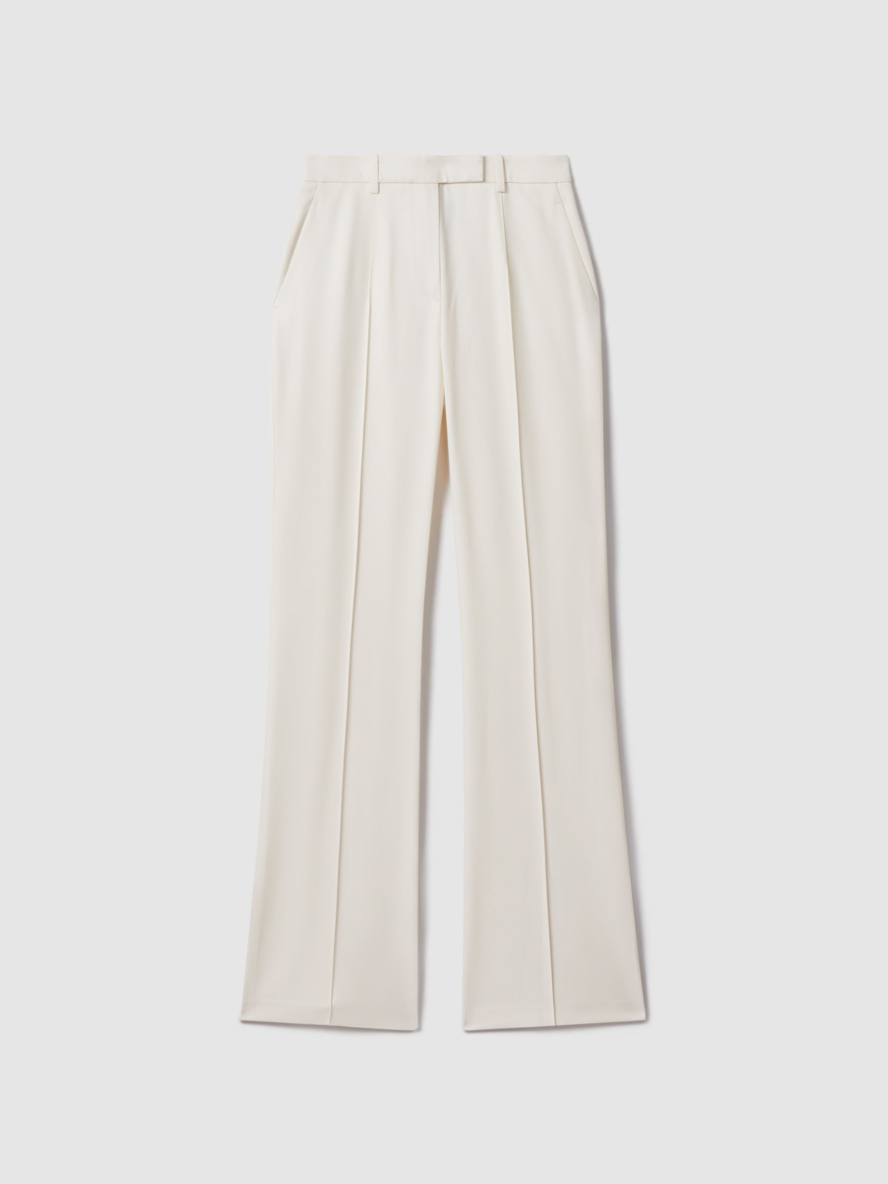 Petite Flared Suit Trousers in Cream - Image 2 of 6