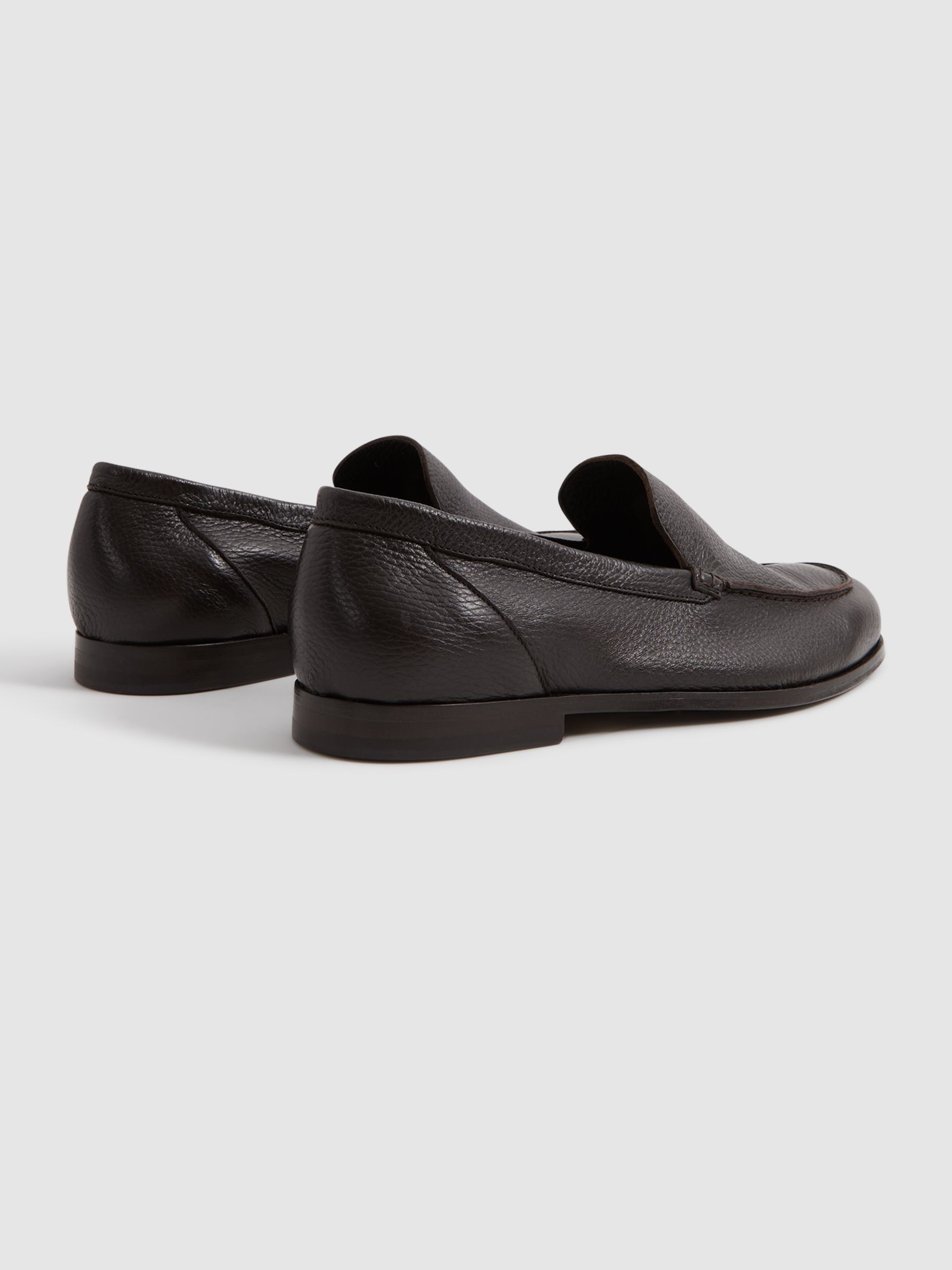 Harrys London Deer Leather Loafers in Dark Brown - Image 3 of 4