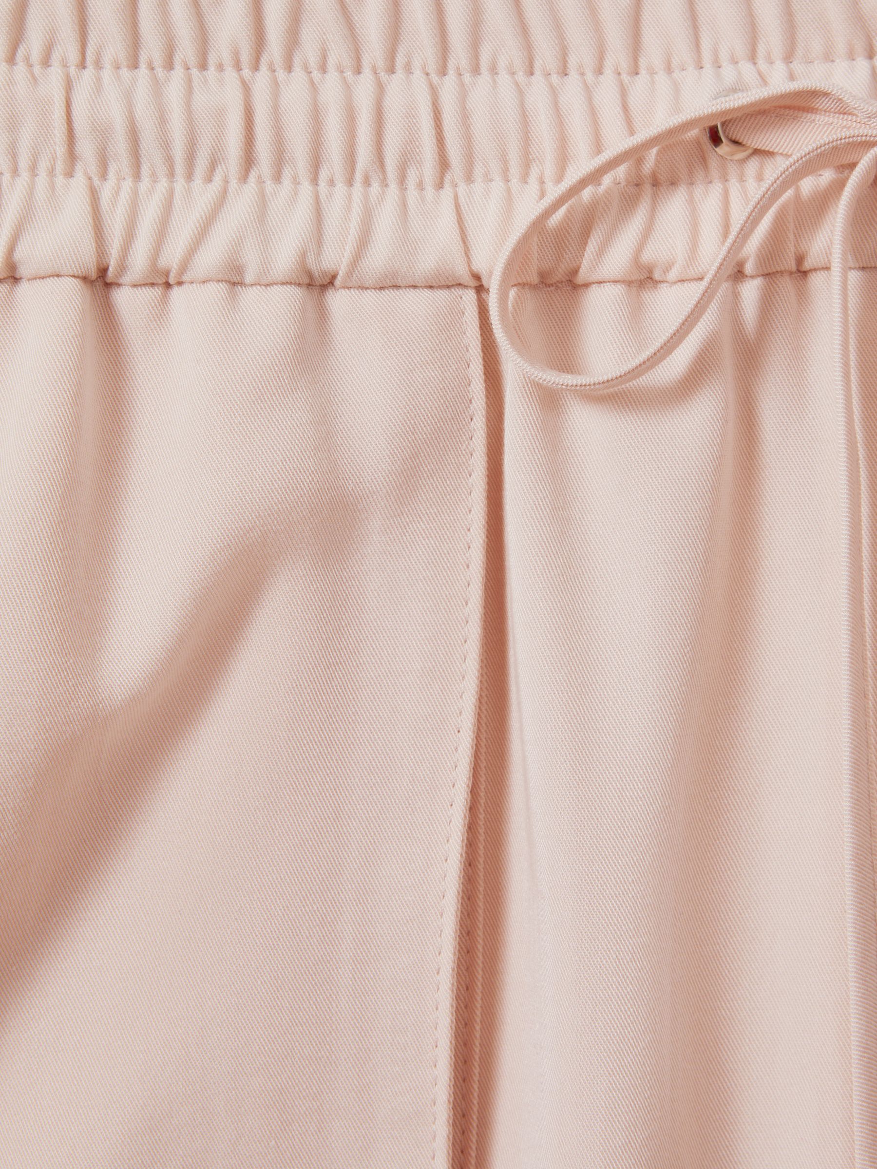 Drawstring Shorts with TENCEL™ Fibers in Pink - Image 5 of 5