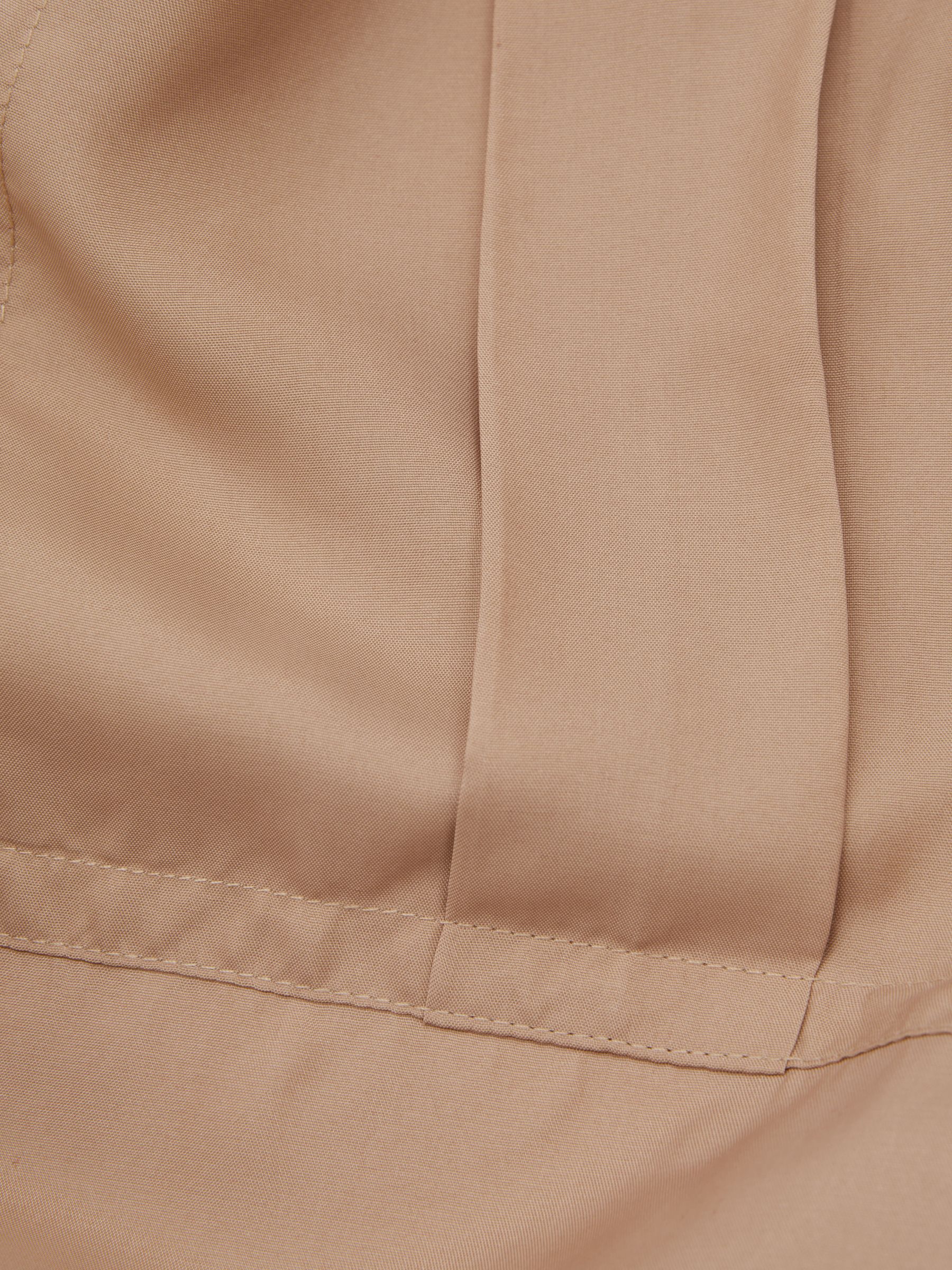 Atelier Oversized Pocket Button-Through Shirt in Camel - Image 6 of 6