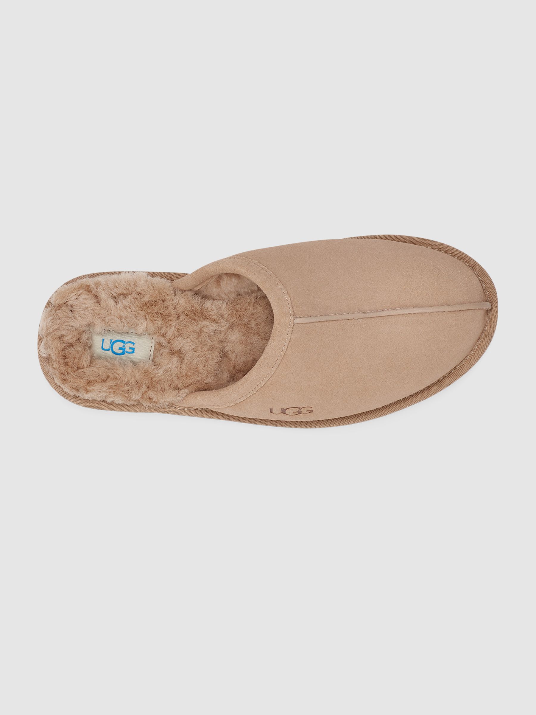 Sheepskin Slippers in Sand - Image 2 of 4