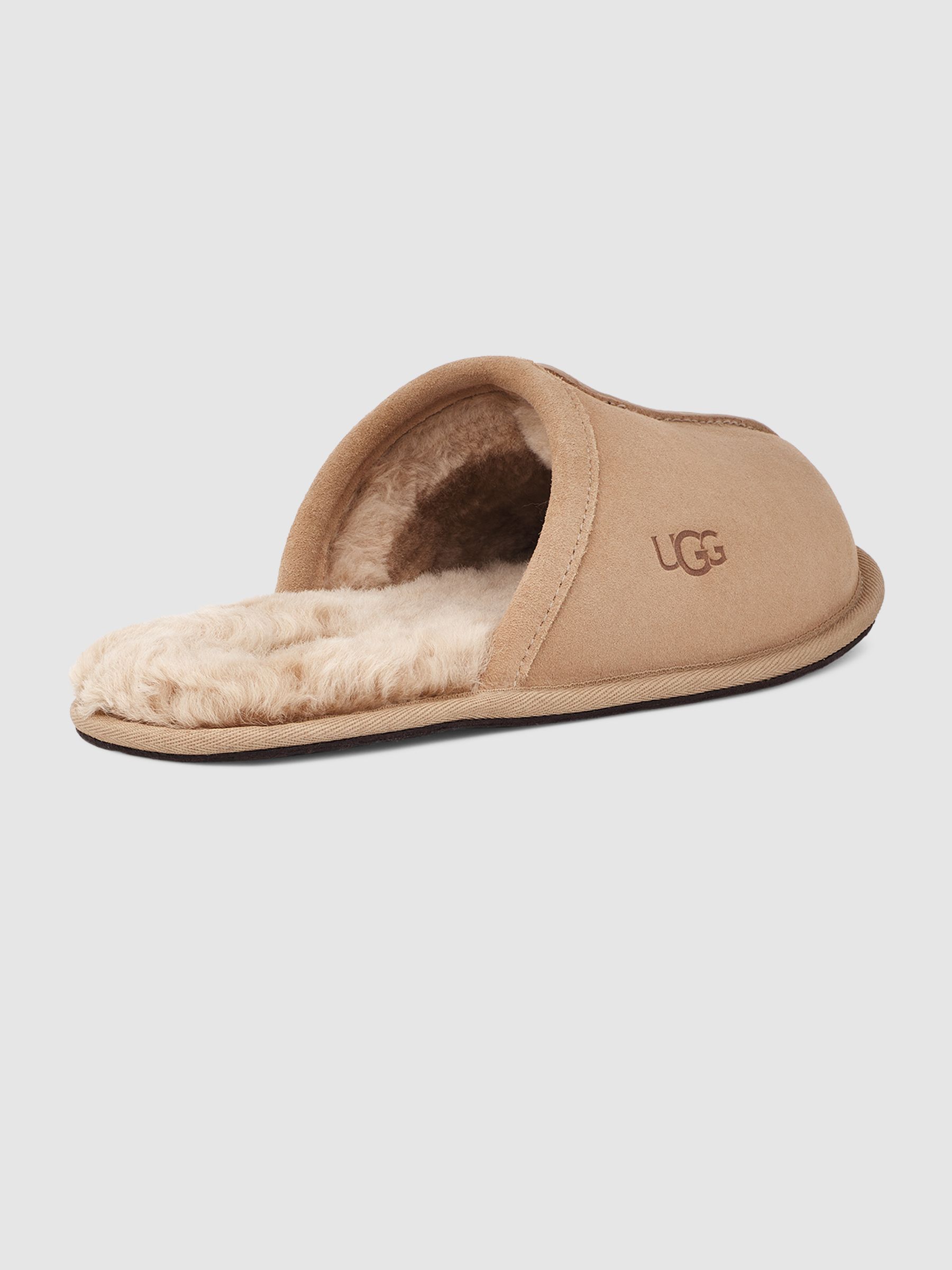 Sheepskin Slippers in Sand - Image 4 of 4