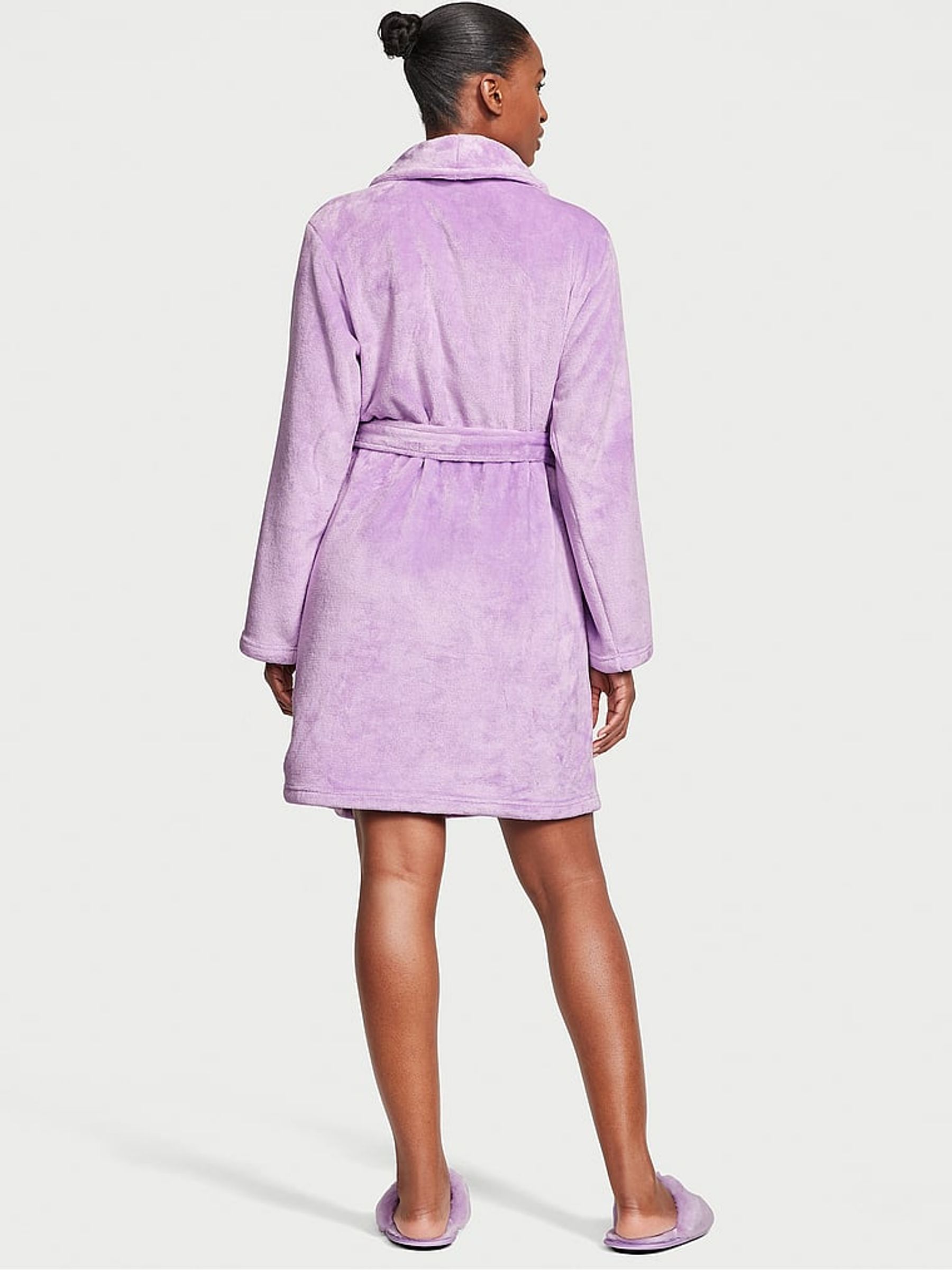Unicorn Purple Cosy Short Dressing Gown - Image 2 of 3