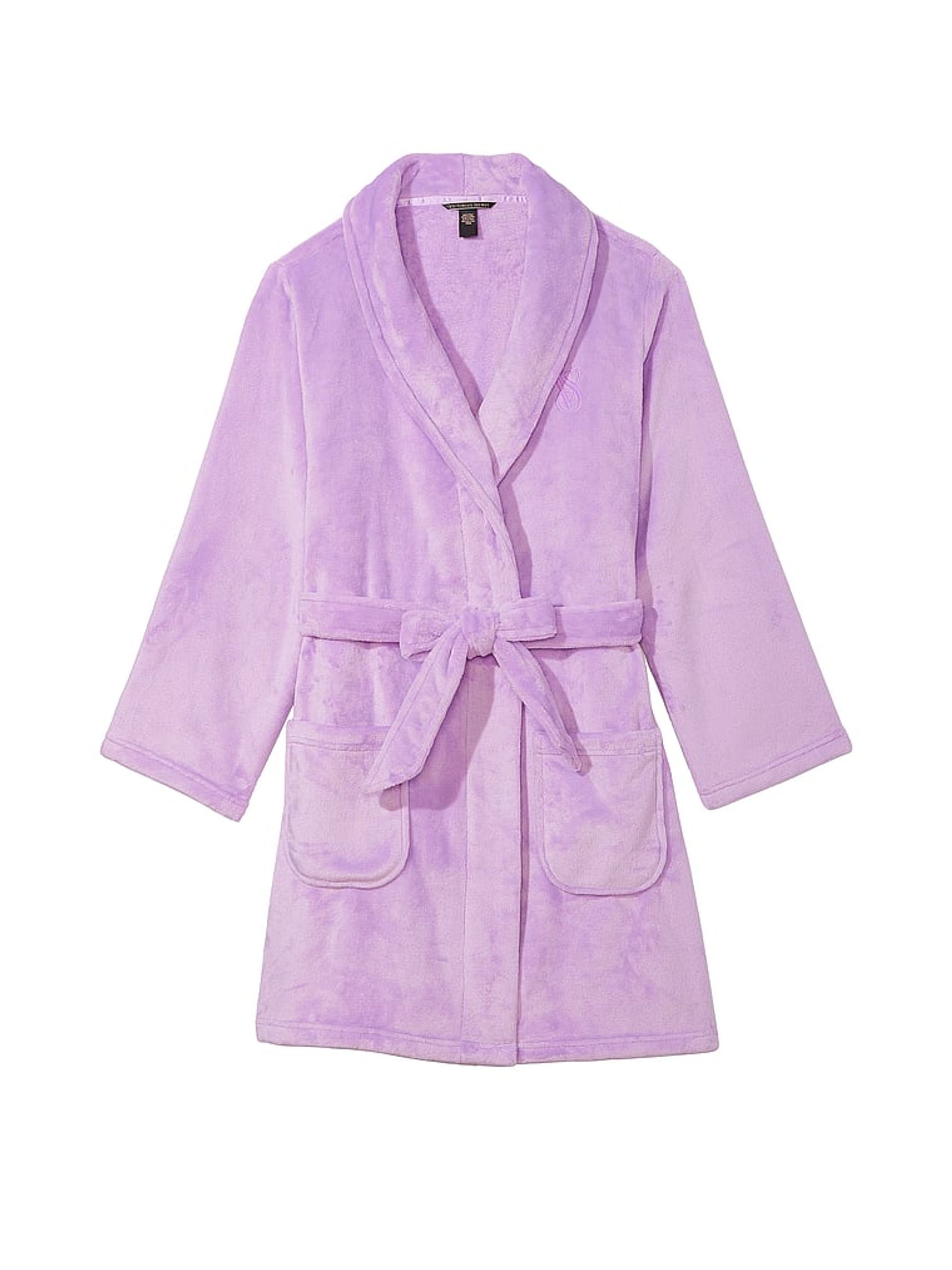 Unicorn Purple Cosy Short Dressing Gown - Image 3 of 3