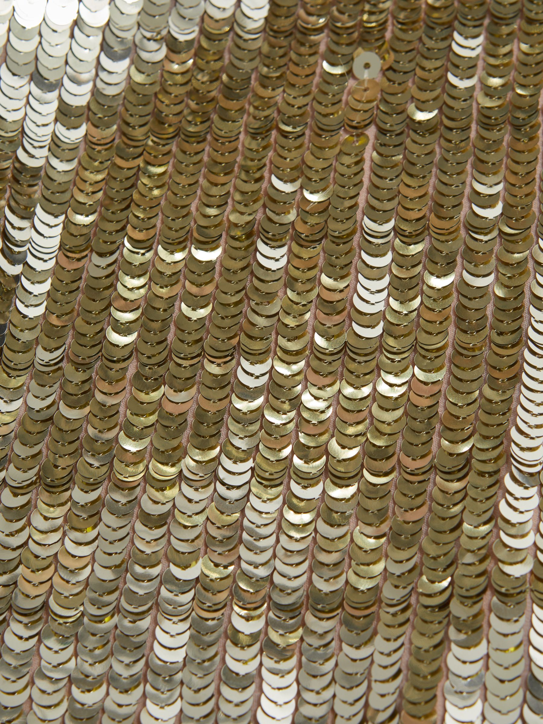 Atelier Sequin Wide Leg Trousers in Gold - Image 6 of 6