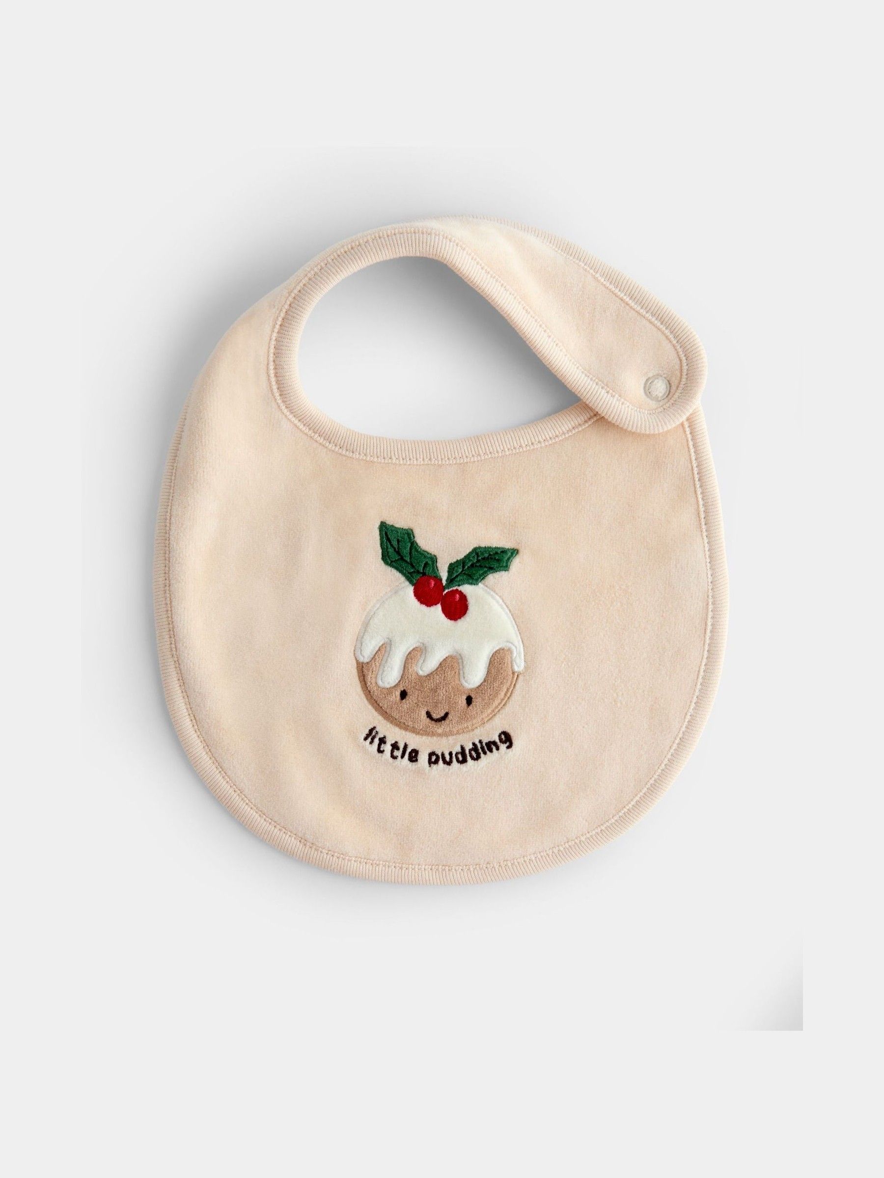 Light Brown Little Pudding 2-Pack Hat & Bib Set - Image 3 of 6