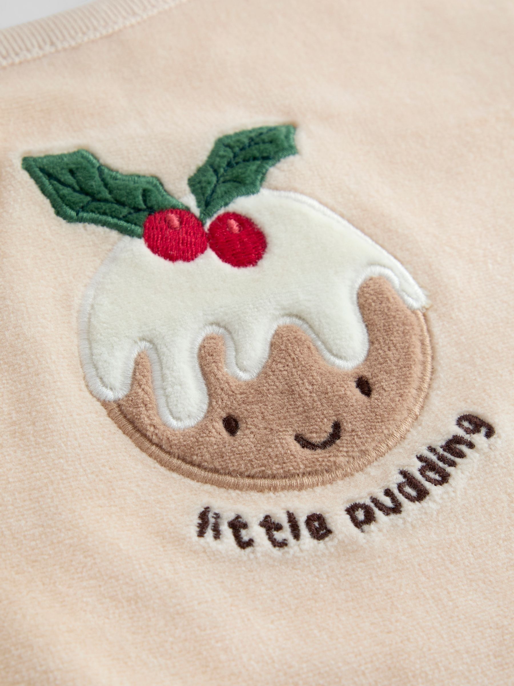 Light Brown Little Pudding 2-Pack Hat & Bib Set - Image 5 of 6