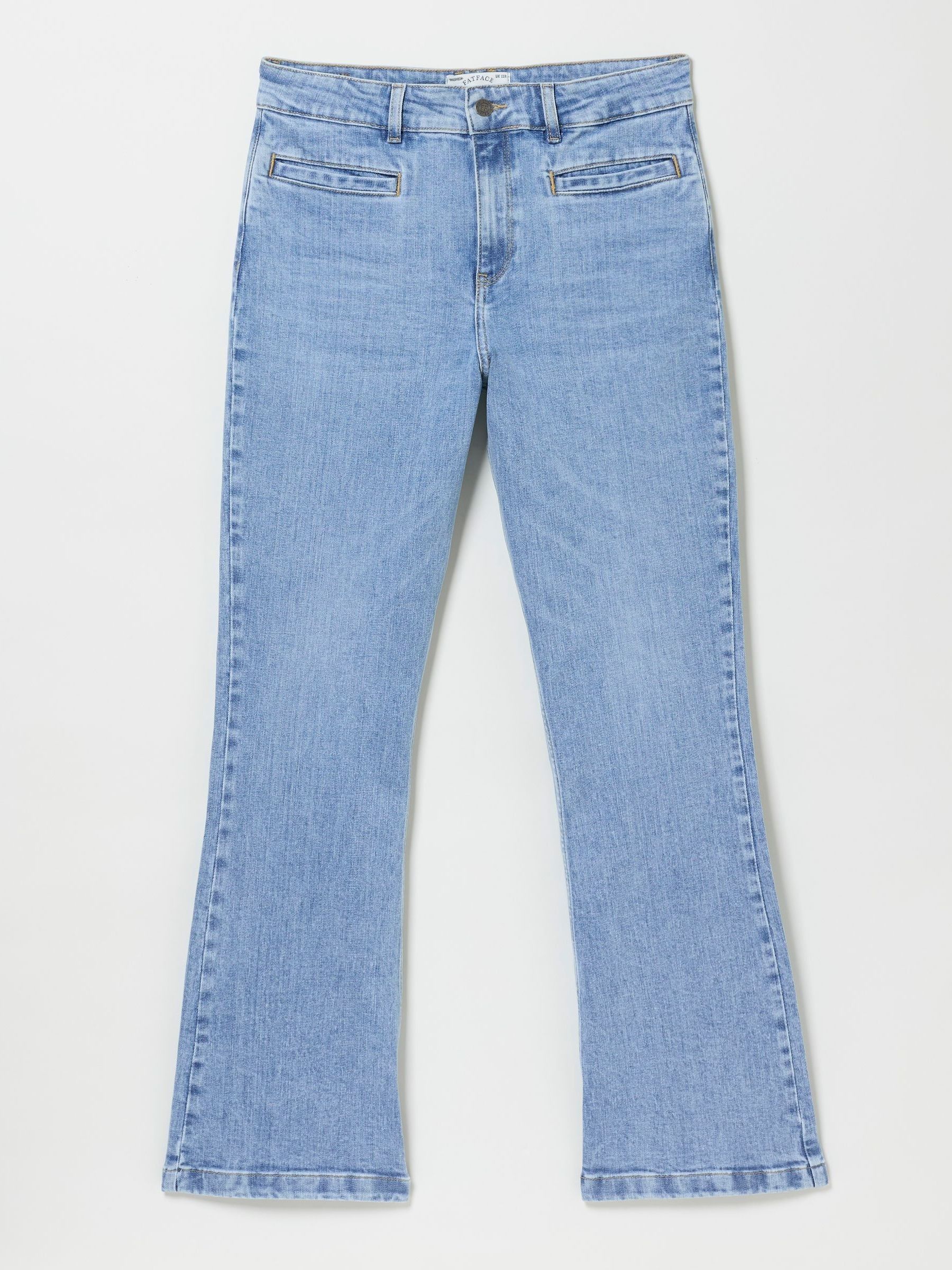 Blue Fly Flare Jeans - Image 5 of 5