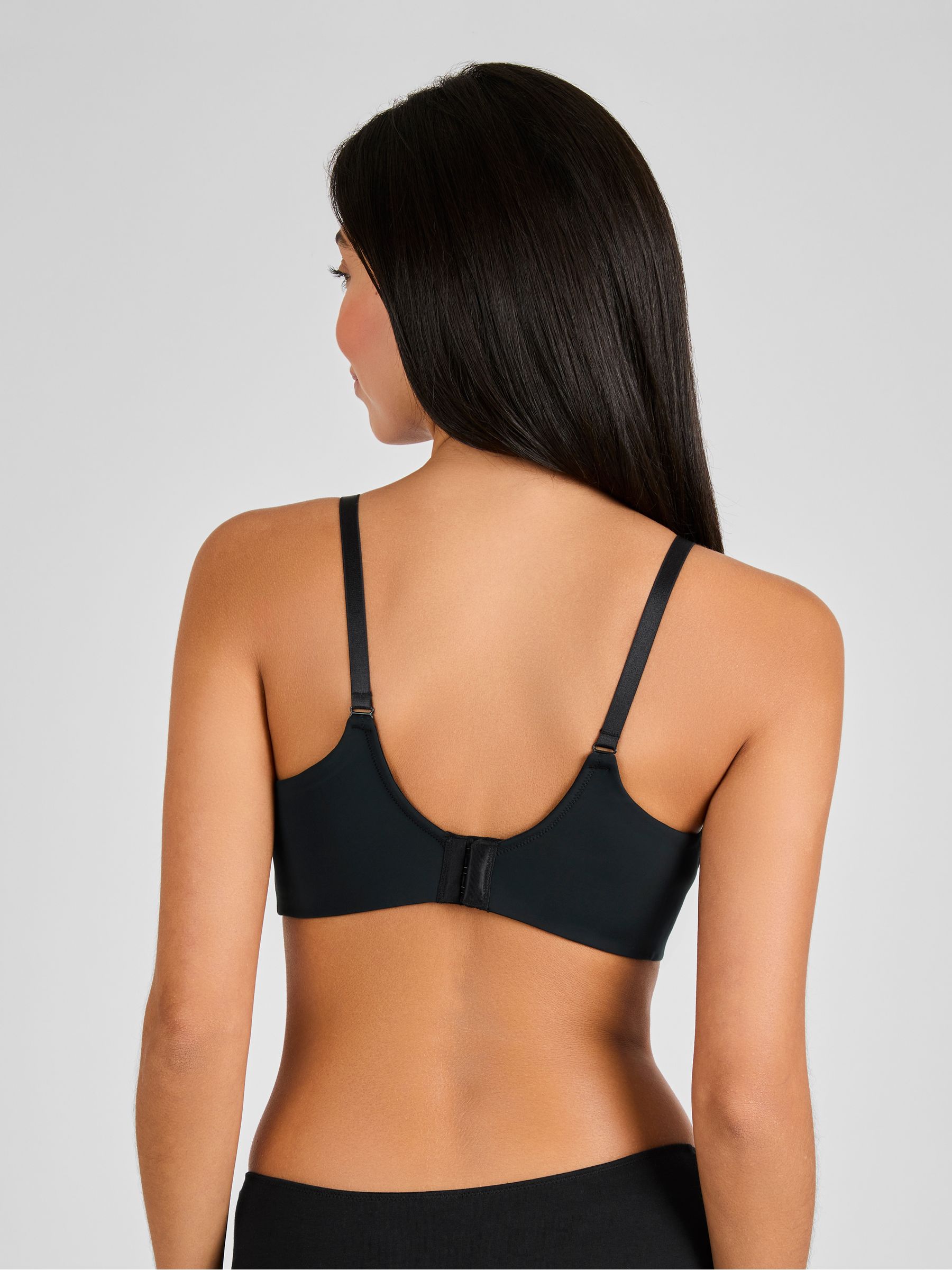 Black Microfibre Moulded Maternity & Nursing Bra - Image 2 of 4