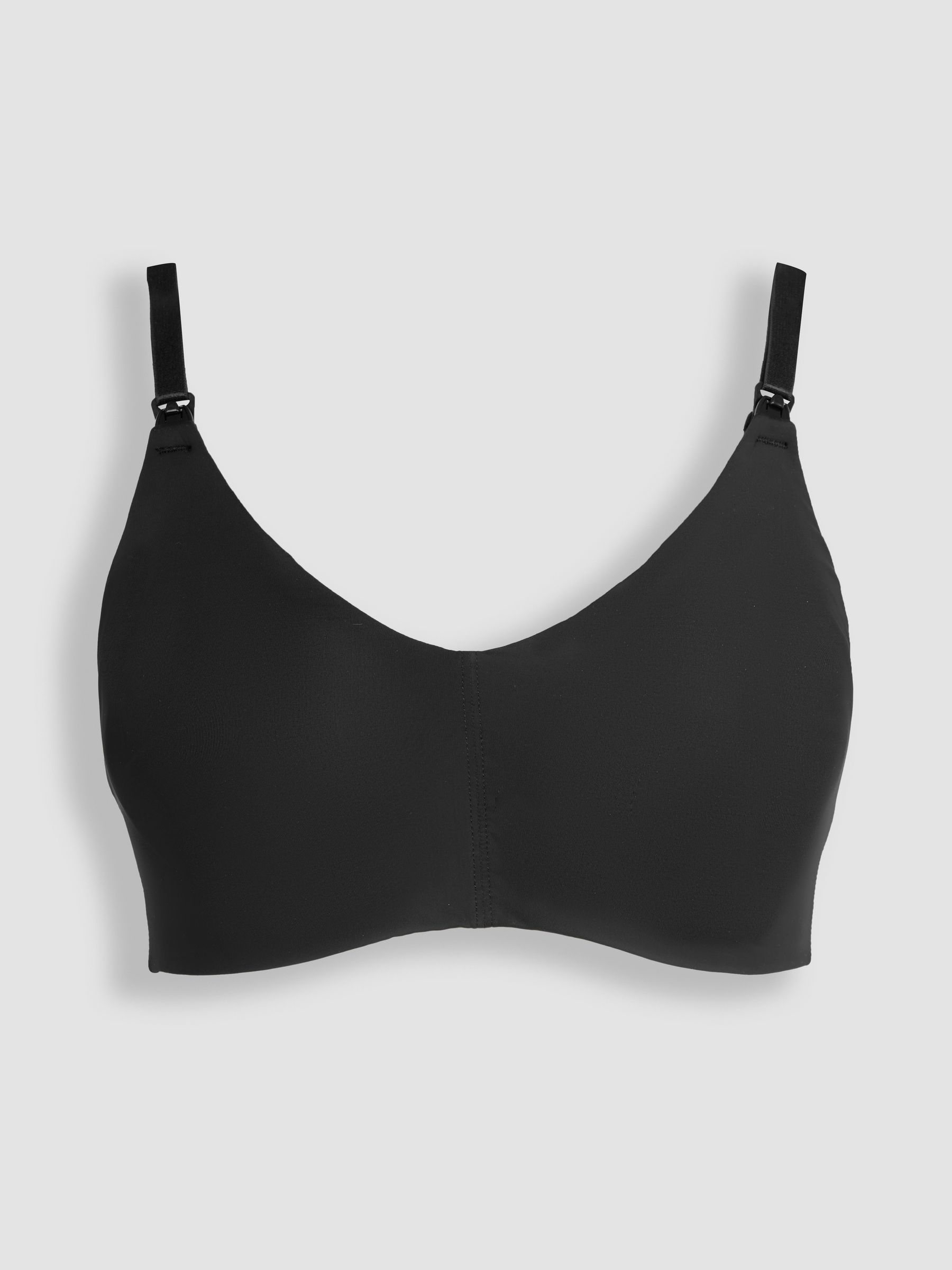 Black Microfibre Moulded Maternity & Nursing Bra - Image 4 of 4
