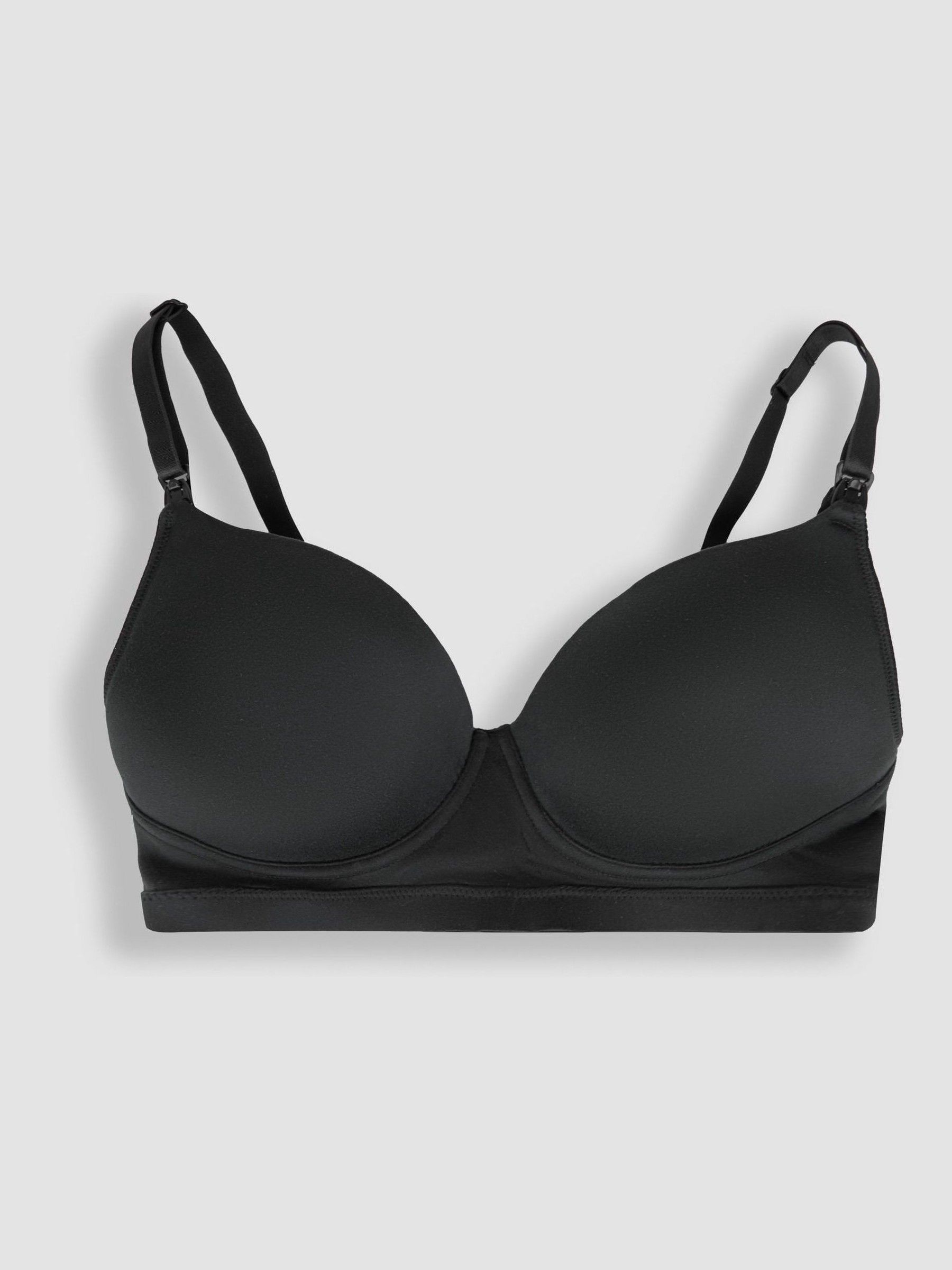 Black 2-Pack Maternity & Nursing T-Shirt Bras - Image 8 of 11