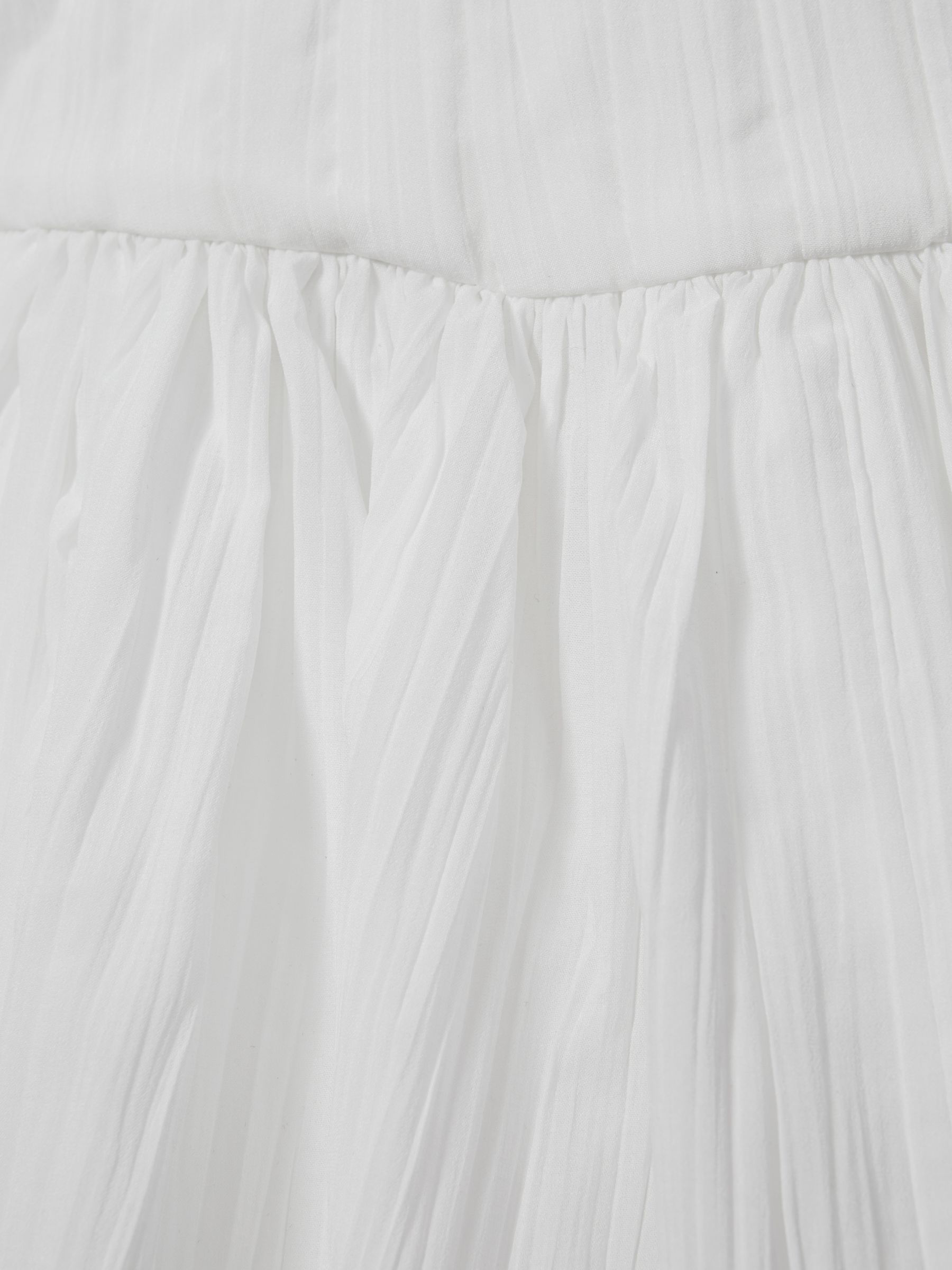 Acler Puff Hem Mini Dress in Ivory - Image 5 of 5