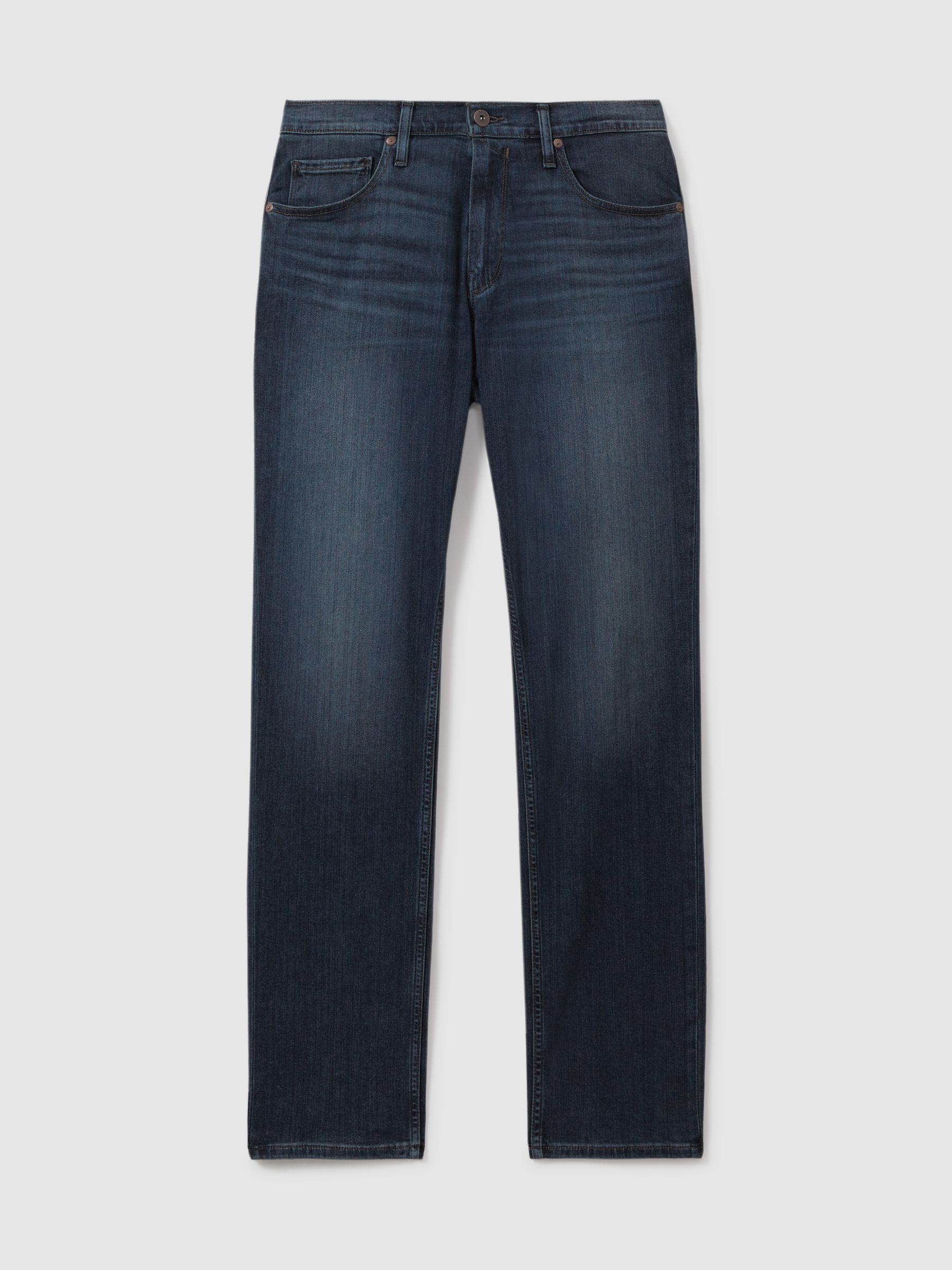 Paige Straight Leg Jeans in Rodriguez - Image 1 of 6