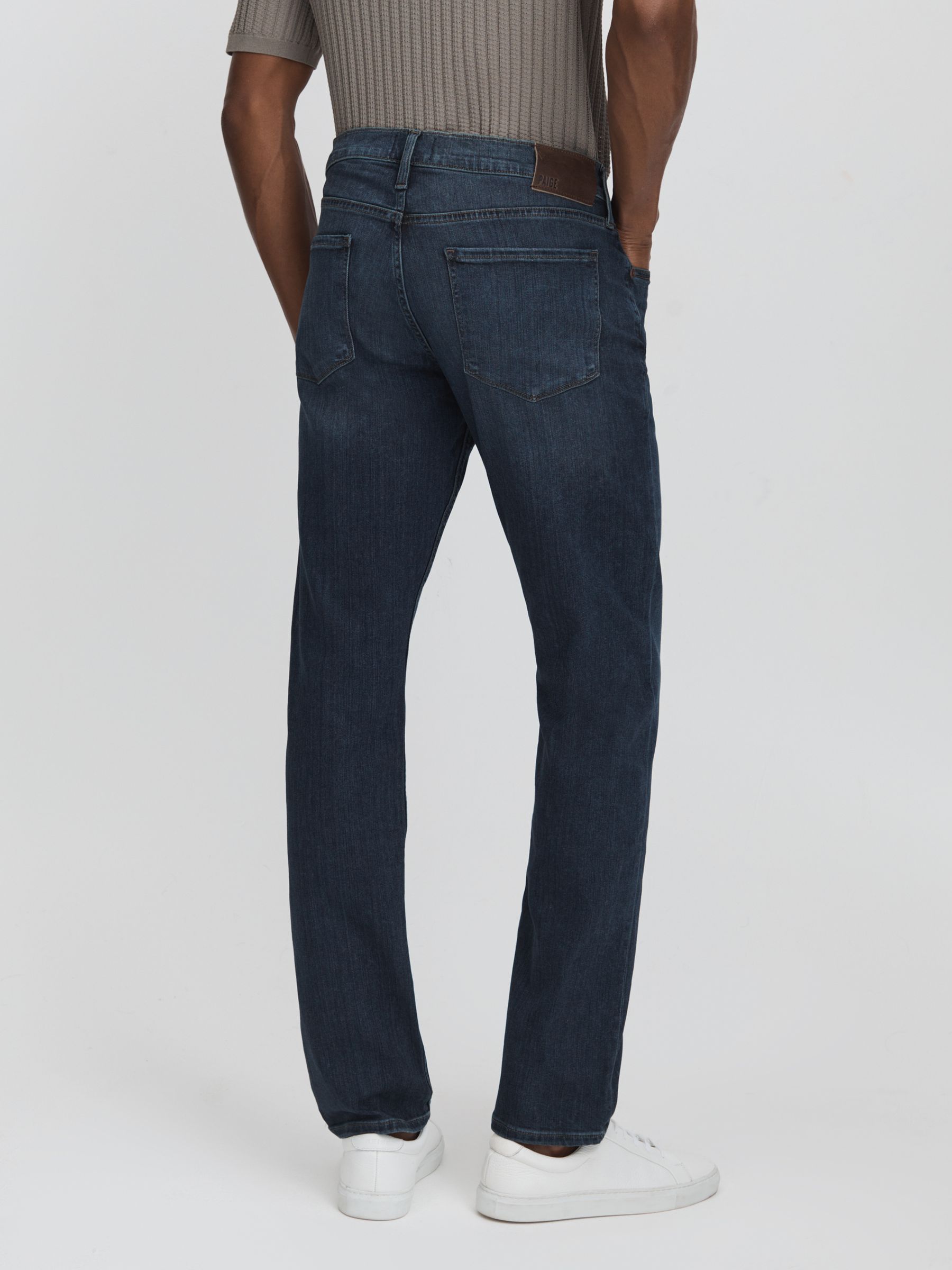 Paige Straight Leg Jeans in Rodriguez - Image 5 of 6