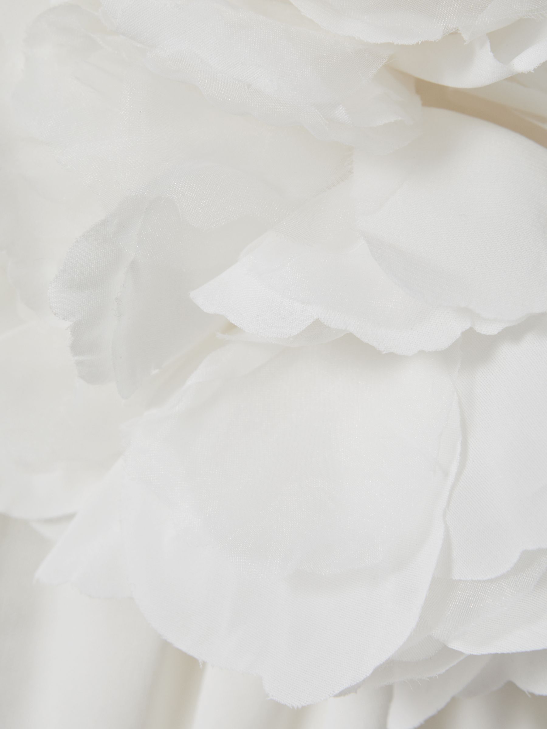 Halston One-Shoulder Ruffle Mini Dress in White - Image 5 of 6