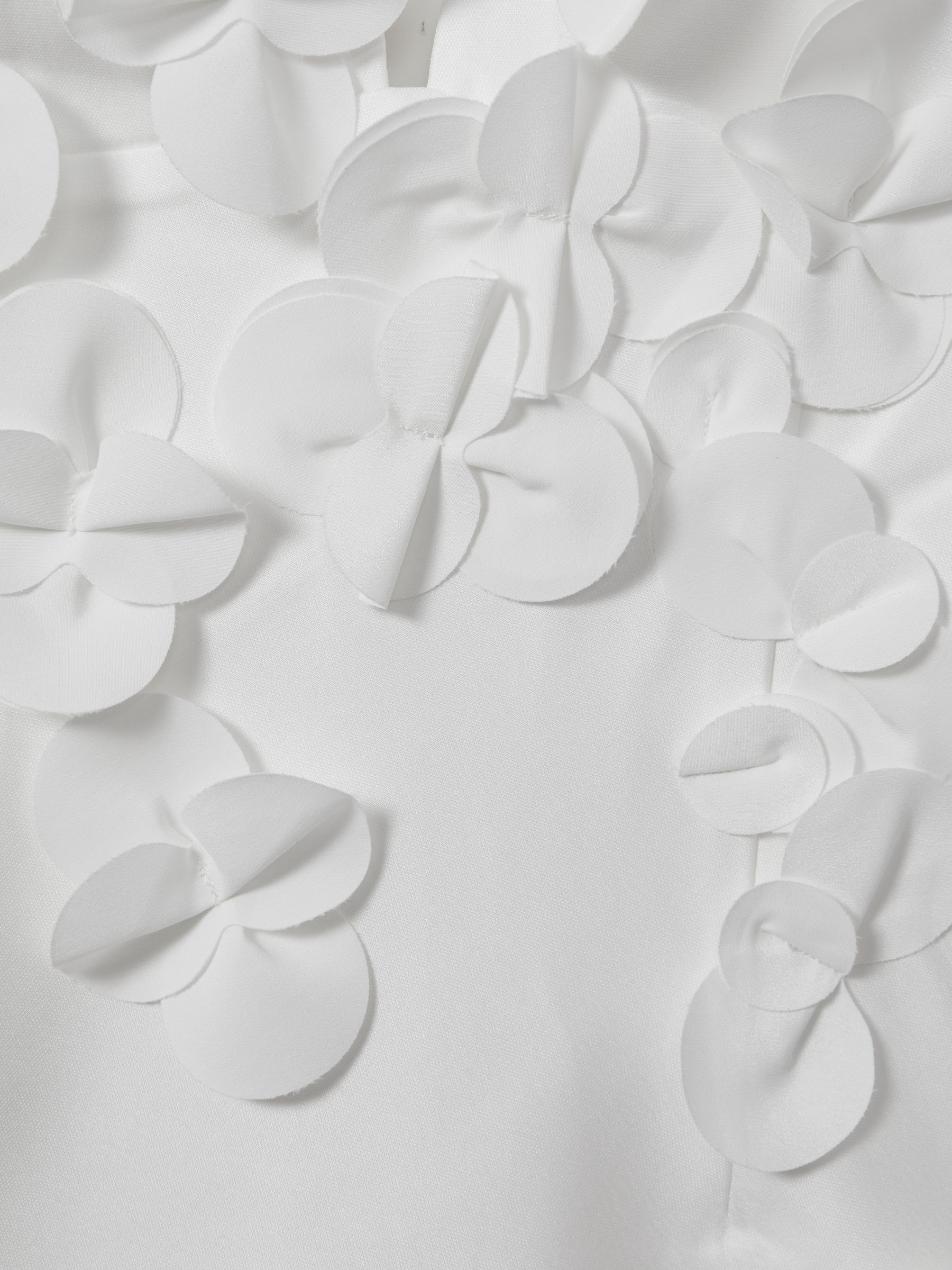 Acler Ruffle Midi Dress in Ivory - Image 5 of 5