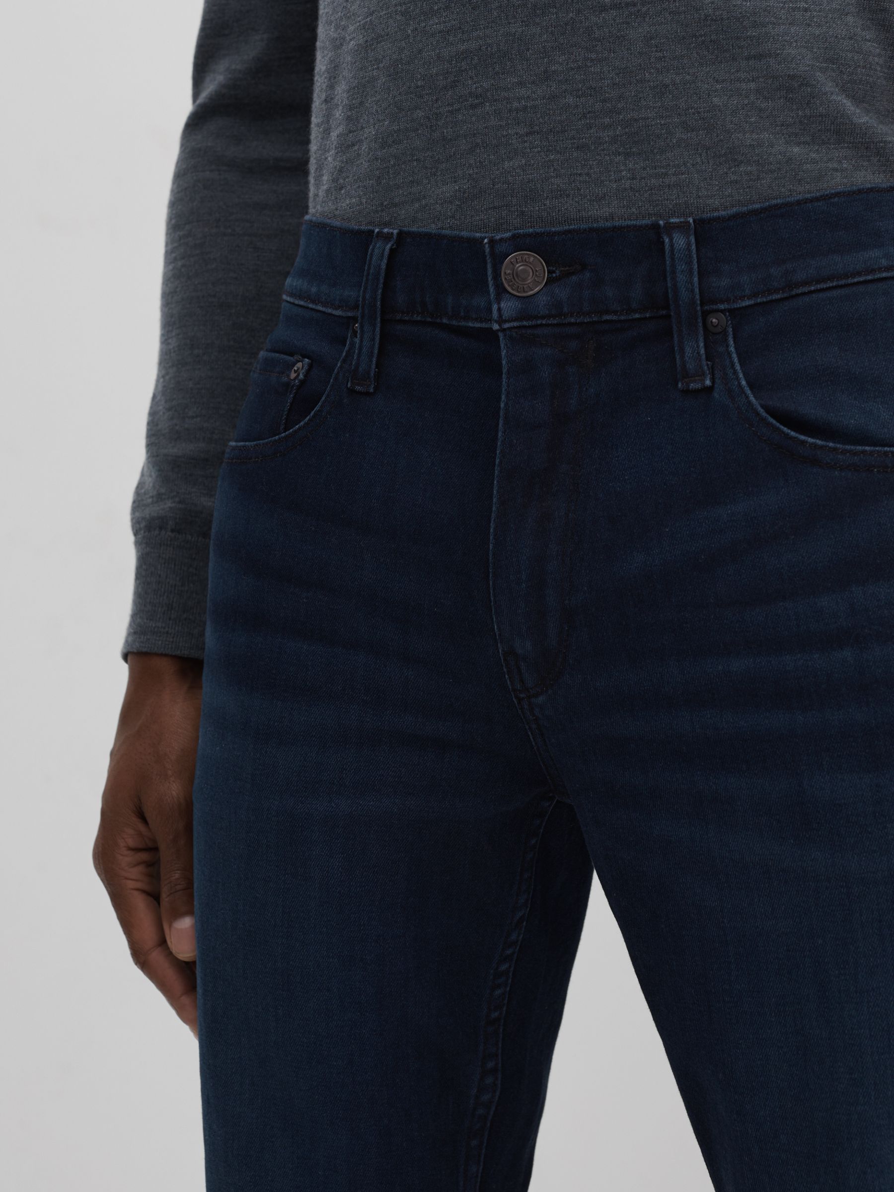 Paige Straight Leg Jeans in Conteras Blue - Image 4 of 6