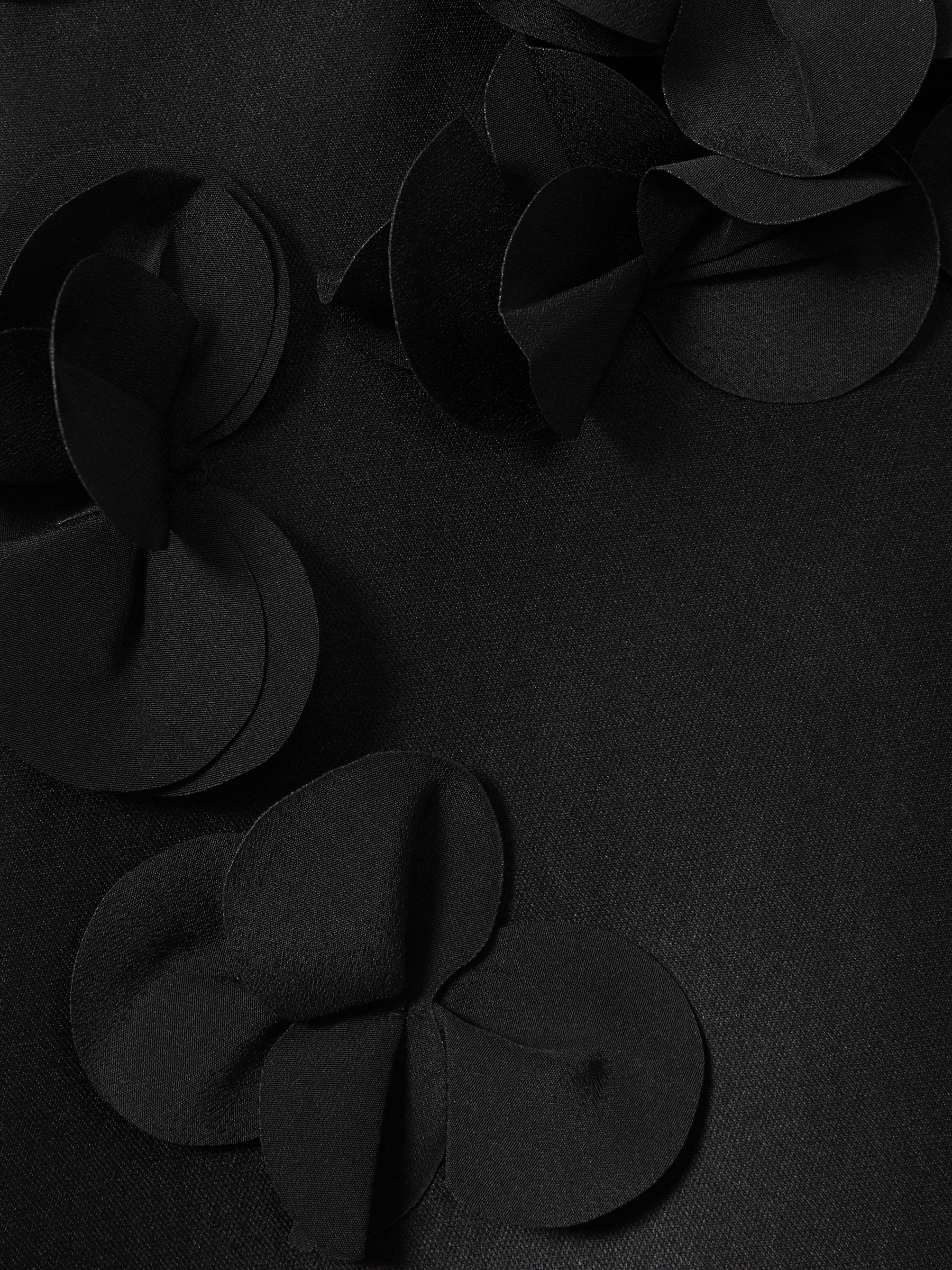 Acler Ruffle Mini Dress in Black - Image 6 of 6