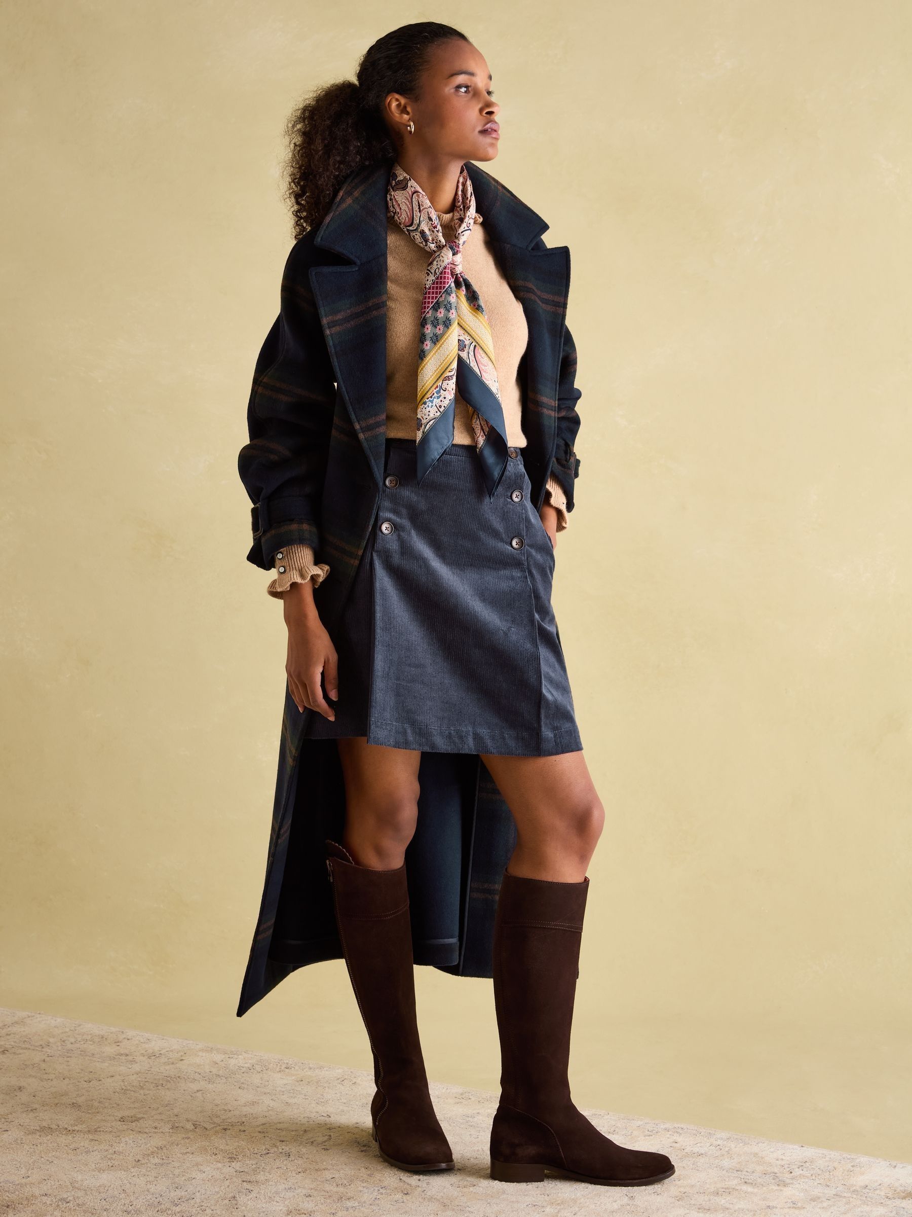 Edith Oat Frill Neck Jumper - Image 5 of 6