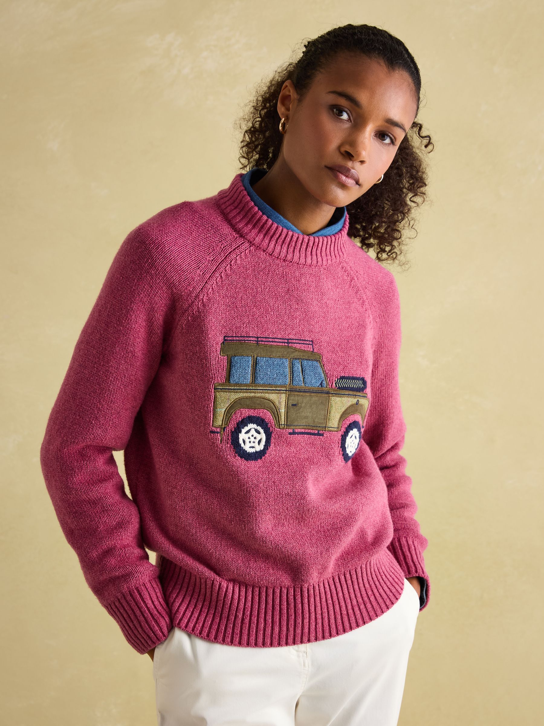 Rutland Pink Applique Knitted Jumper - Image 3 of 10