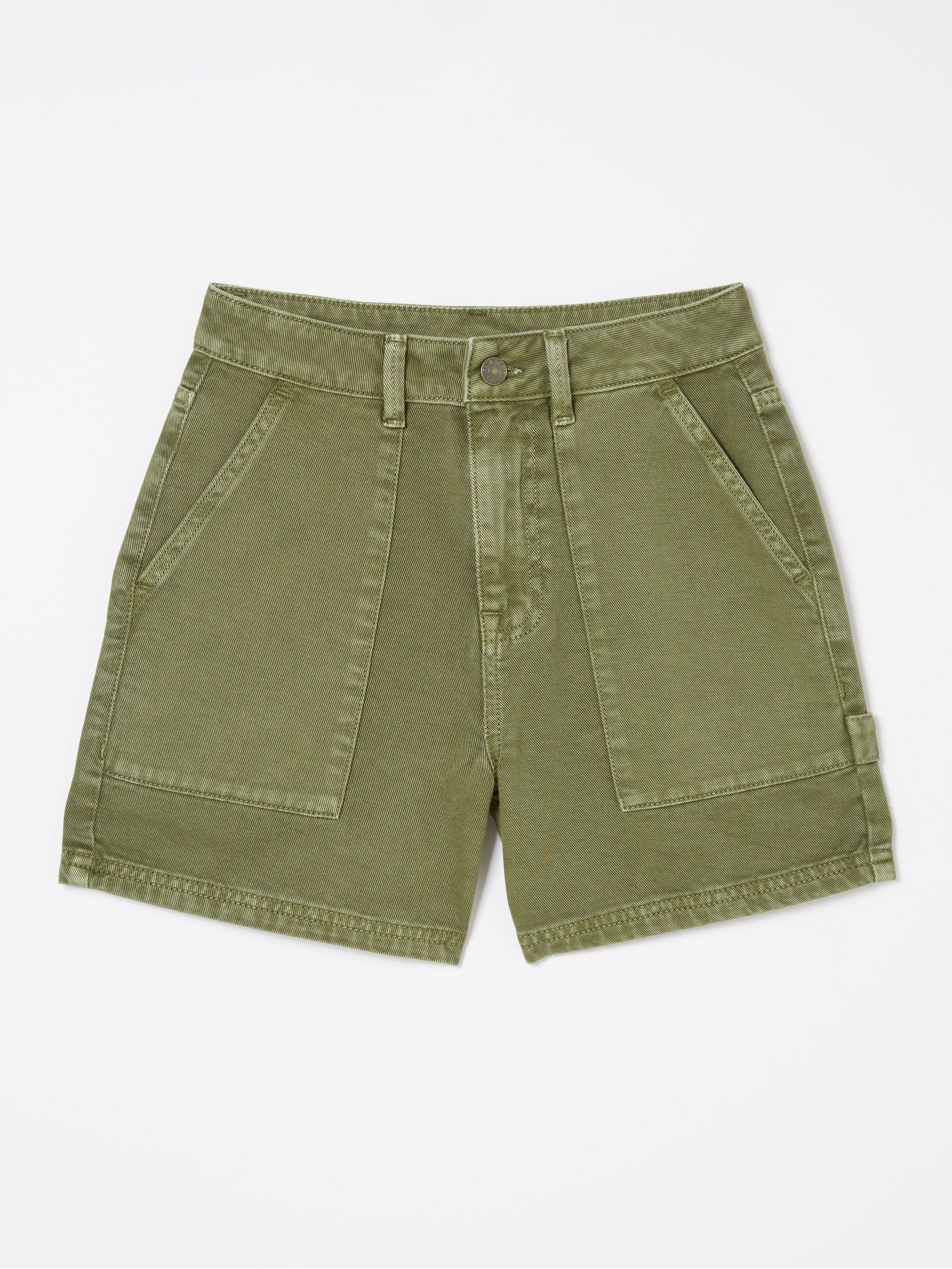 Cali Green Denim Carpenter Shorts - Image 4 of 4