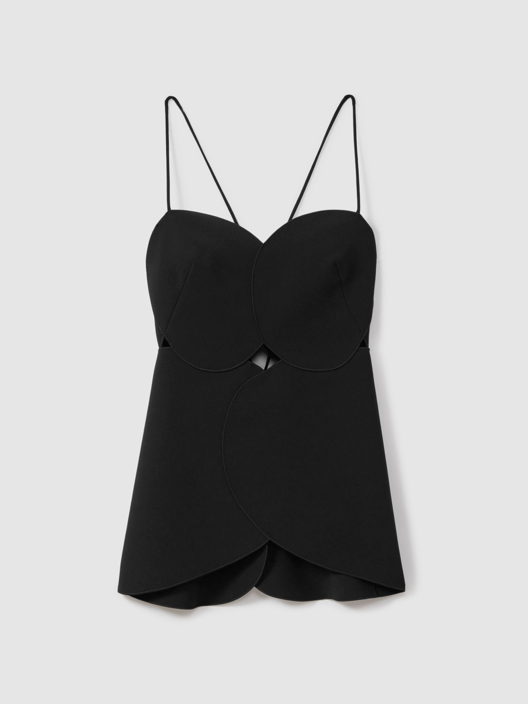 Acler Tie-Back Fitted Top in Black - Image 2 of 6