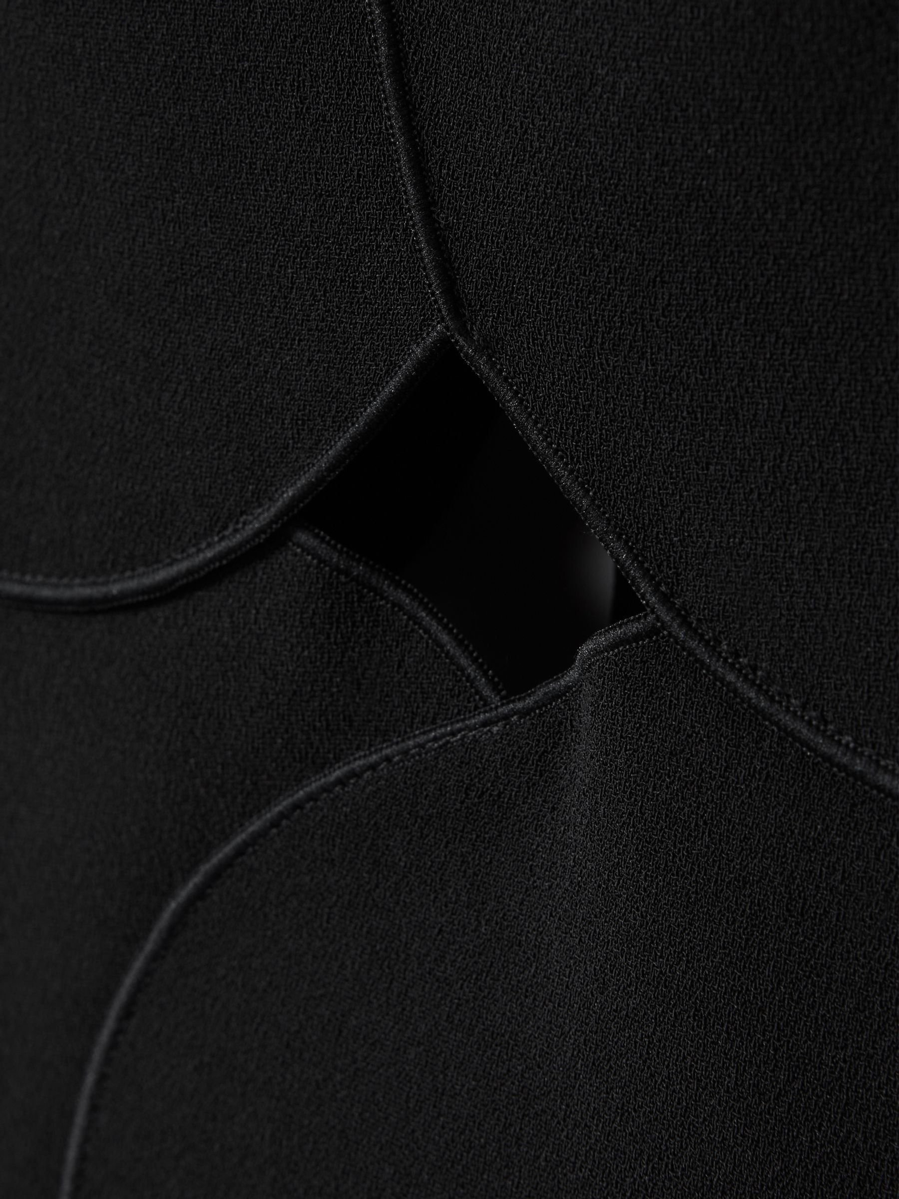 Acler Tie-Back Fitted Top in Black - Image 6 of 6