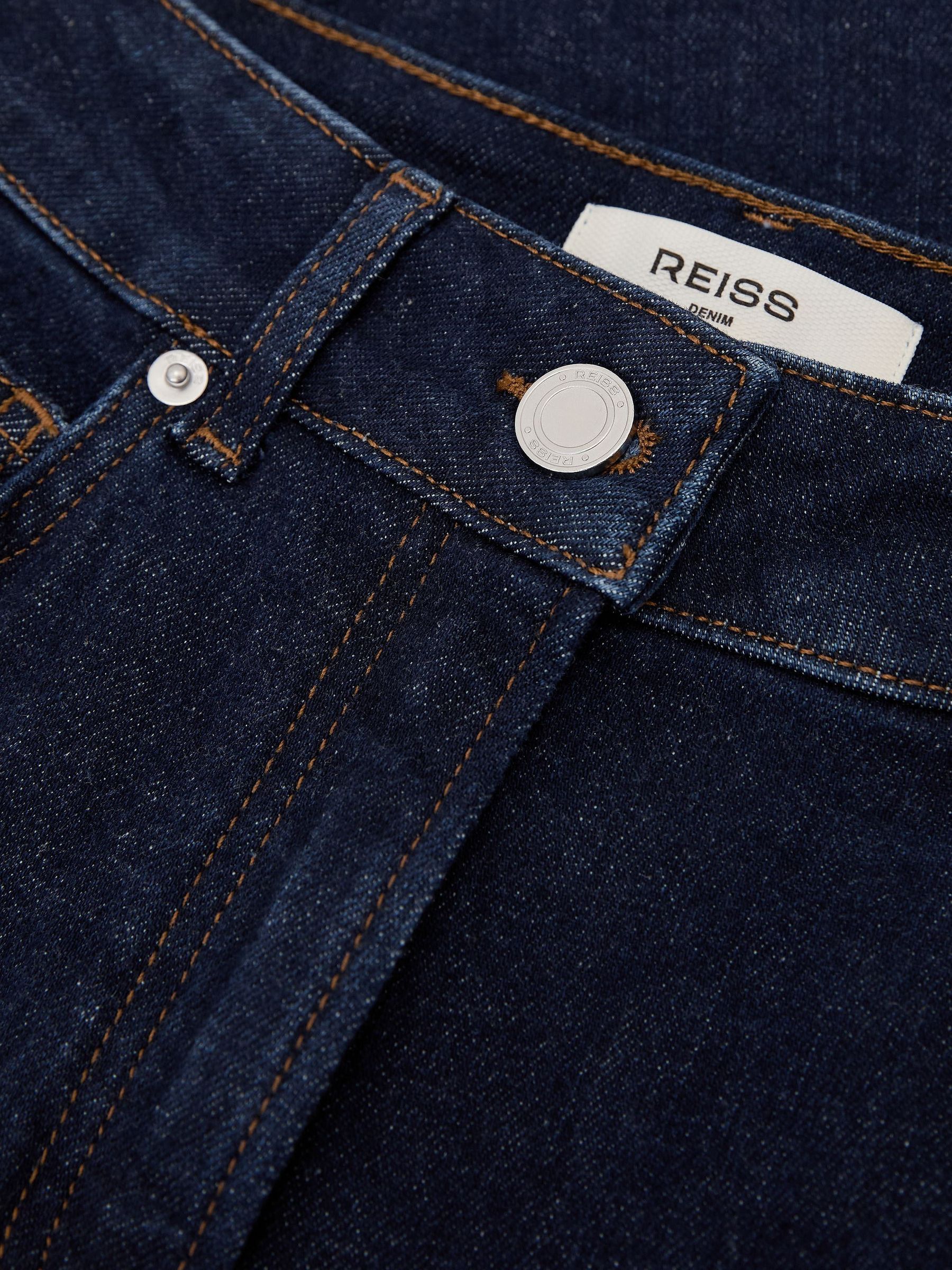 Slim-Leg Mid-Rise Jeans in Dark Blue - Image 9 of 9