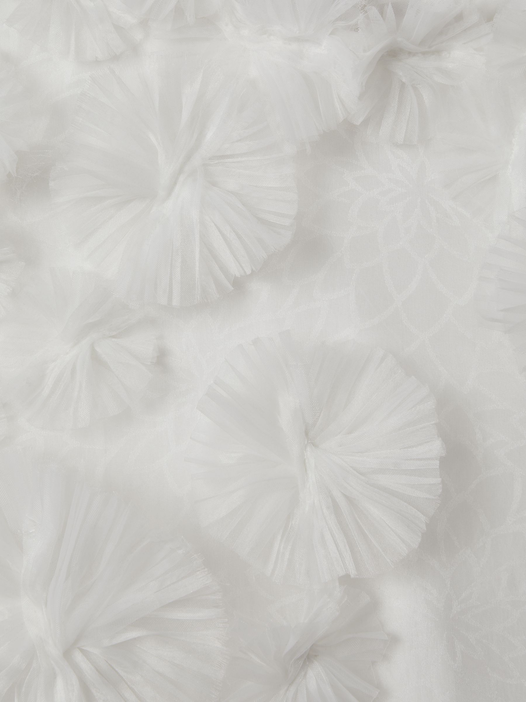 Rachel Gilbert Silk Organza Mini Dress in Ivory - Image 2 of 5