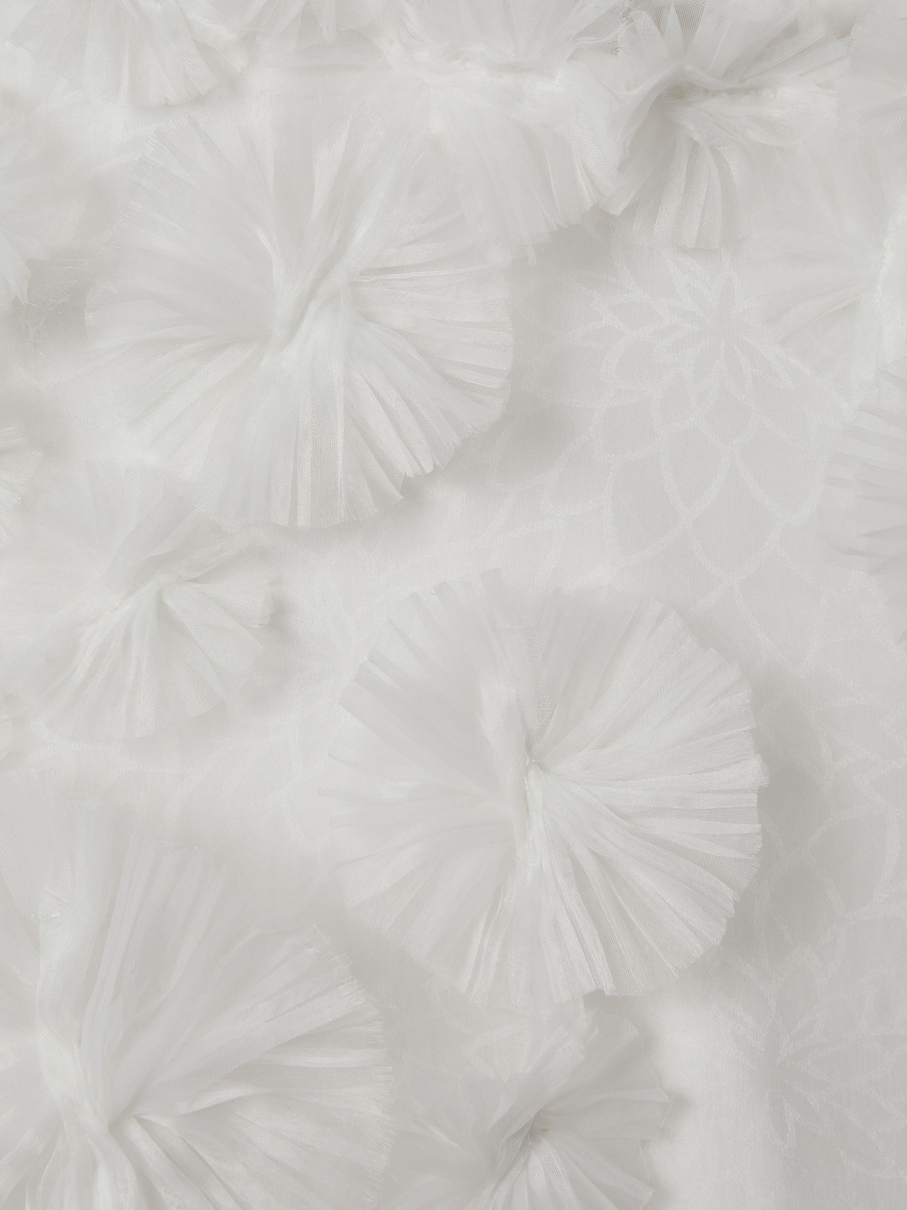 Rachel Gilbert Silk Organza Mini Dress in Ivory - Image 5 of 5