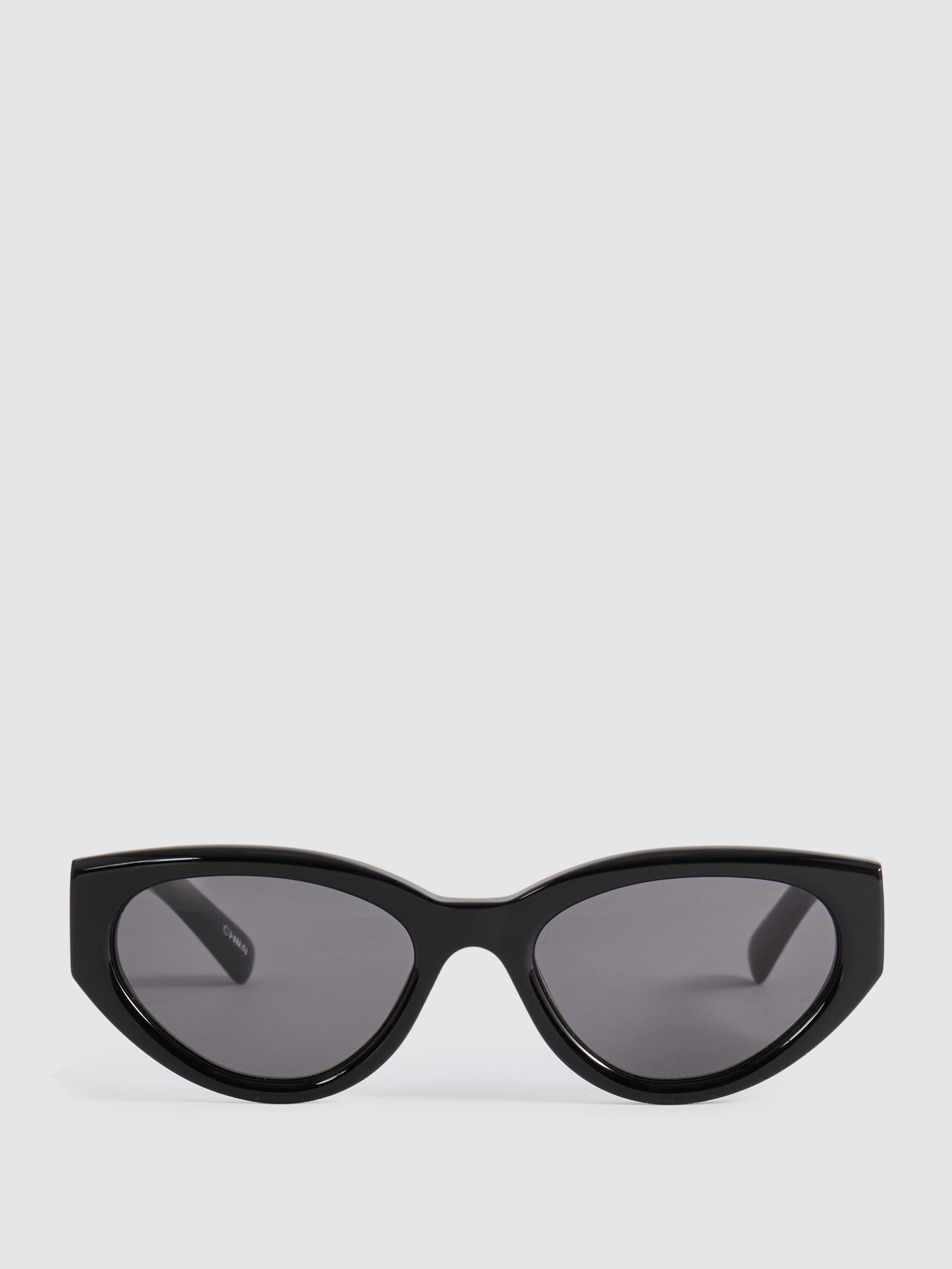 Chimi Acetate Cat Eye Sunglasses in Black - Image 1 of 4