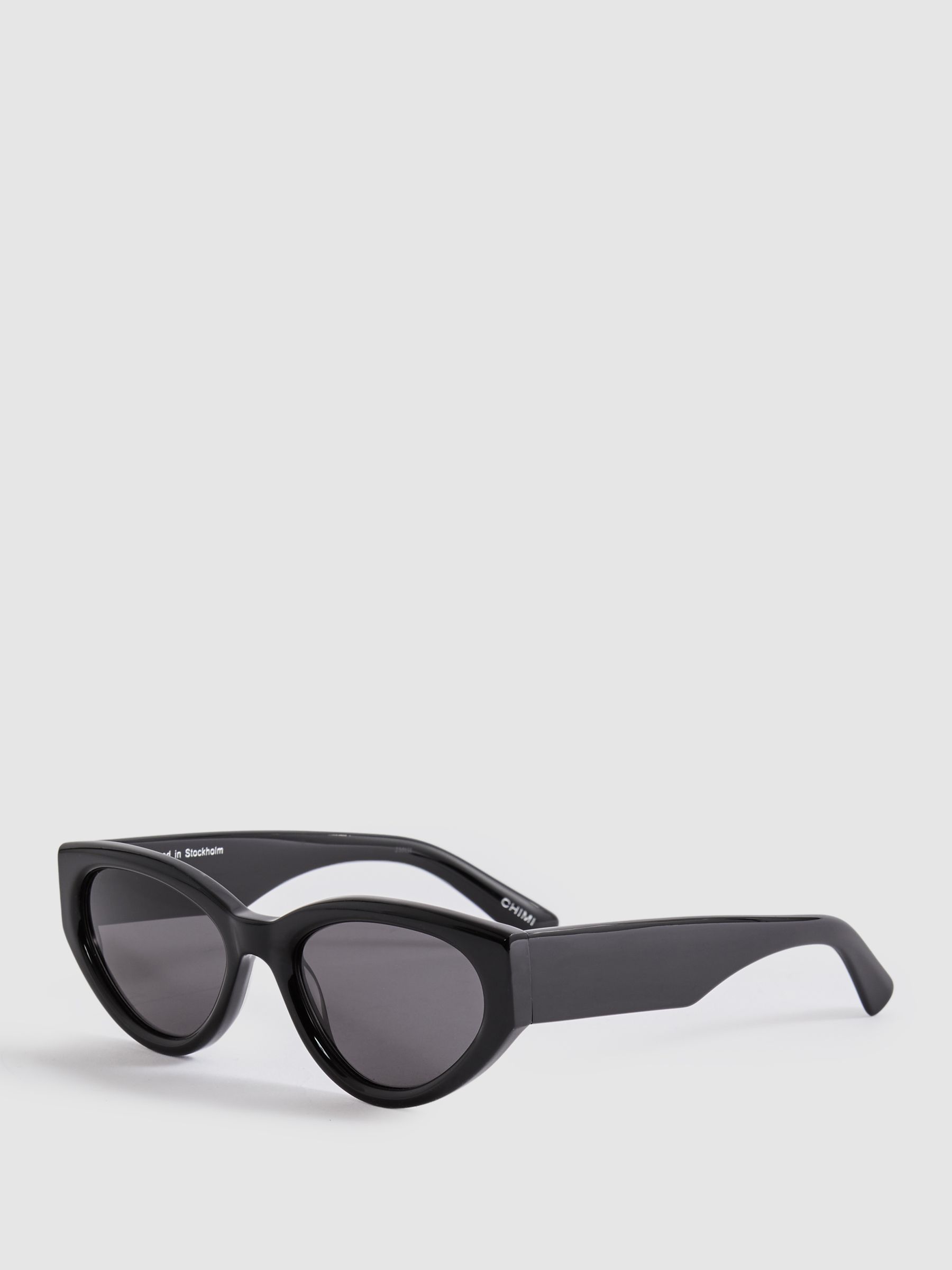 Chimi Acetate Cat Eye Sunglasses in Black - Image 2 of 4