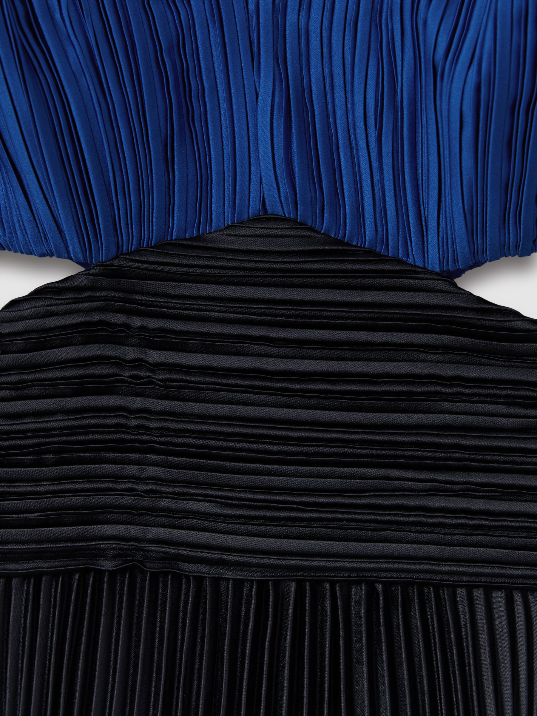 Elodie Navy Amur Pleated Cut-Out Maxi Dress - image 5