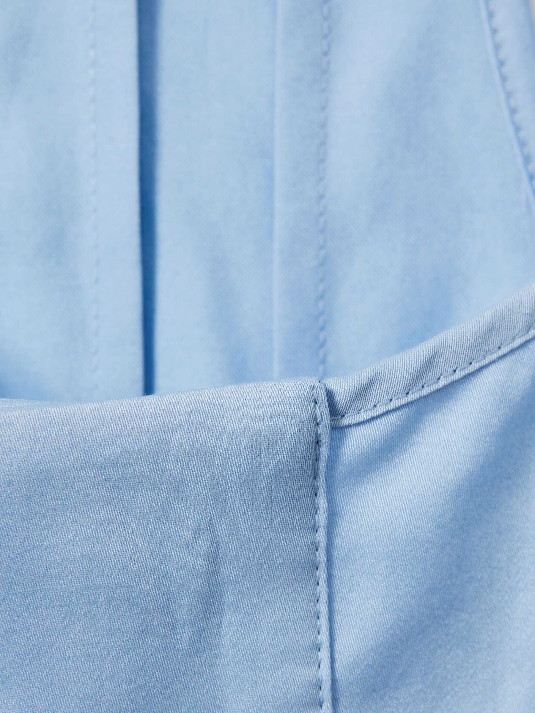 Relaxed Cotton Scoop Neck Vest in Blue - Image 6 of 6